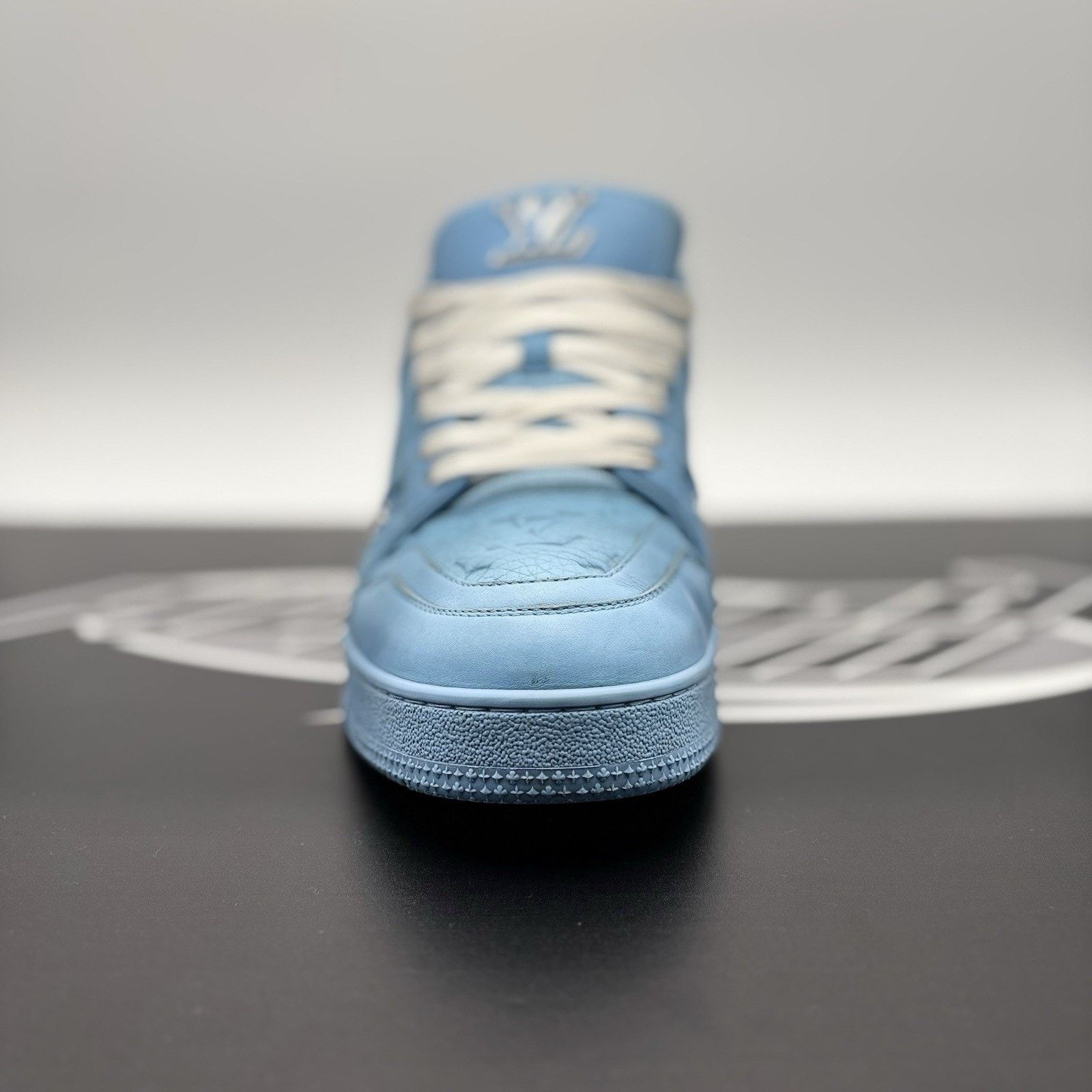 Louis Vuitton (10.5-11 US) - Louis Vuitton Trainer ' Sky Blue ' | GREAT! Size US 11 / EU 44 - 6 Thumbnail