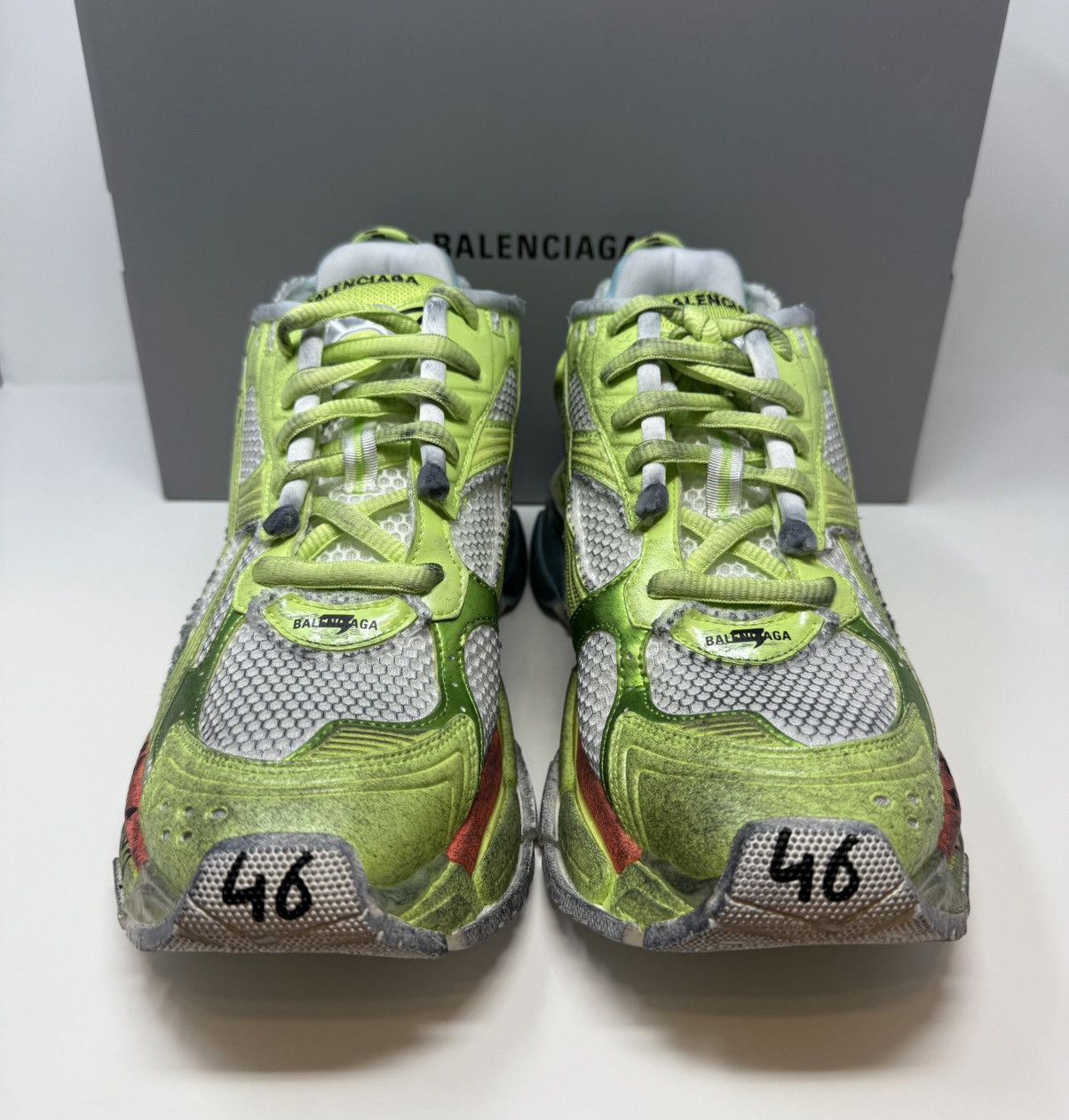 Balenciaga Balenciaga Marathon Runner Sneaker Yellow Unreleased Demna Size US 13 / EU 46 - 2 Thumbnail