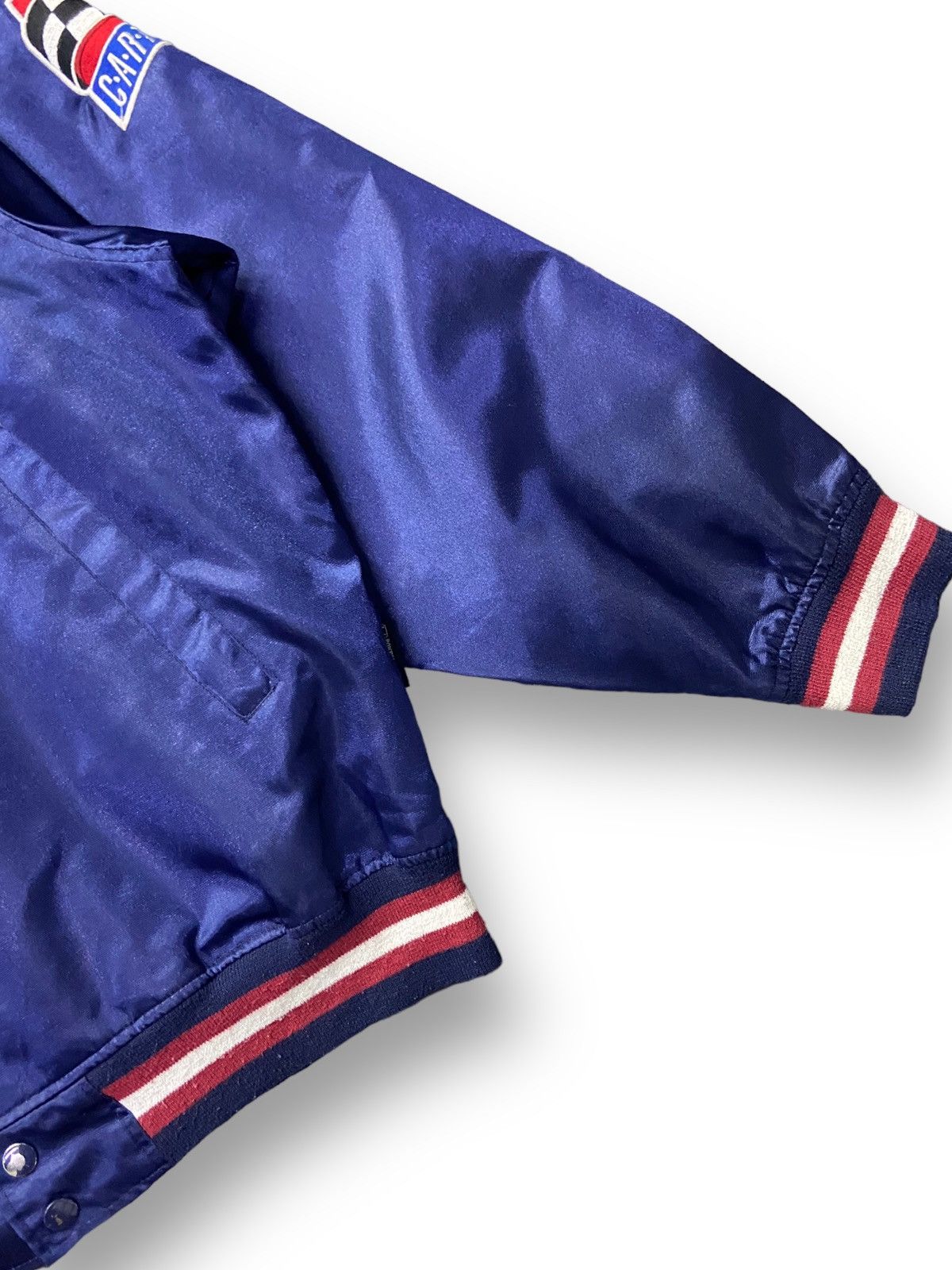 Honda × Vintage Vintage 90s Honda Racing Embroidered Sun faded Bomber Jacket Size US L / EU 52-54 / 3 - 6 Thumbnail