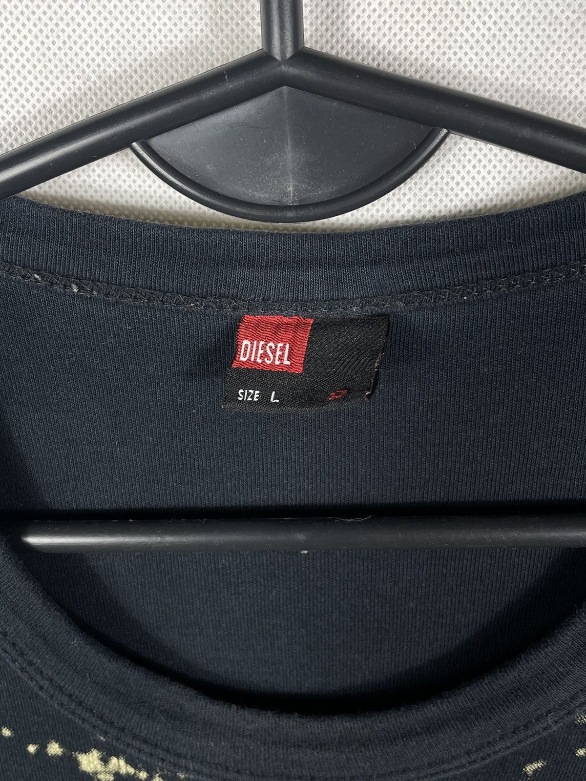 Diesel 🔥 Diesel Spell Out Big Logo Navy T-Shirt Vintage 90s Tee Size US M / EU 48-50 / 2 - 6 Thumbnail