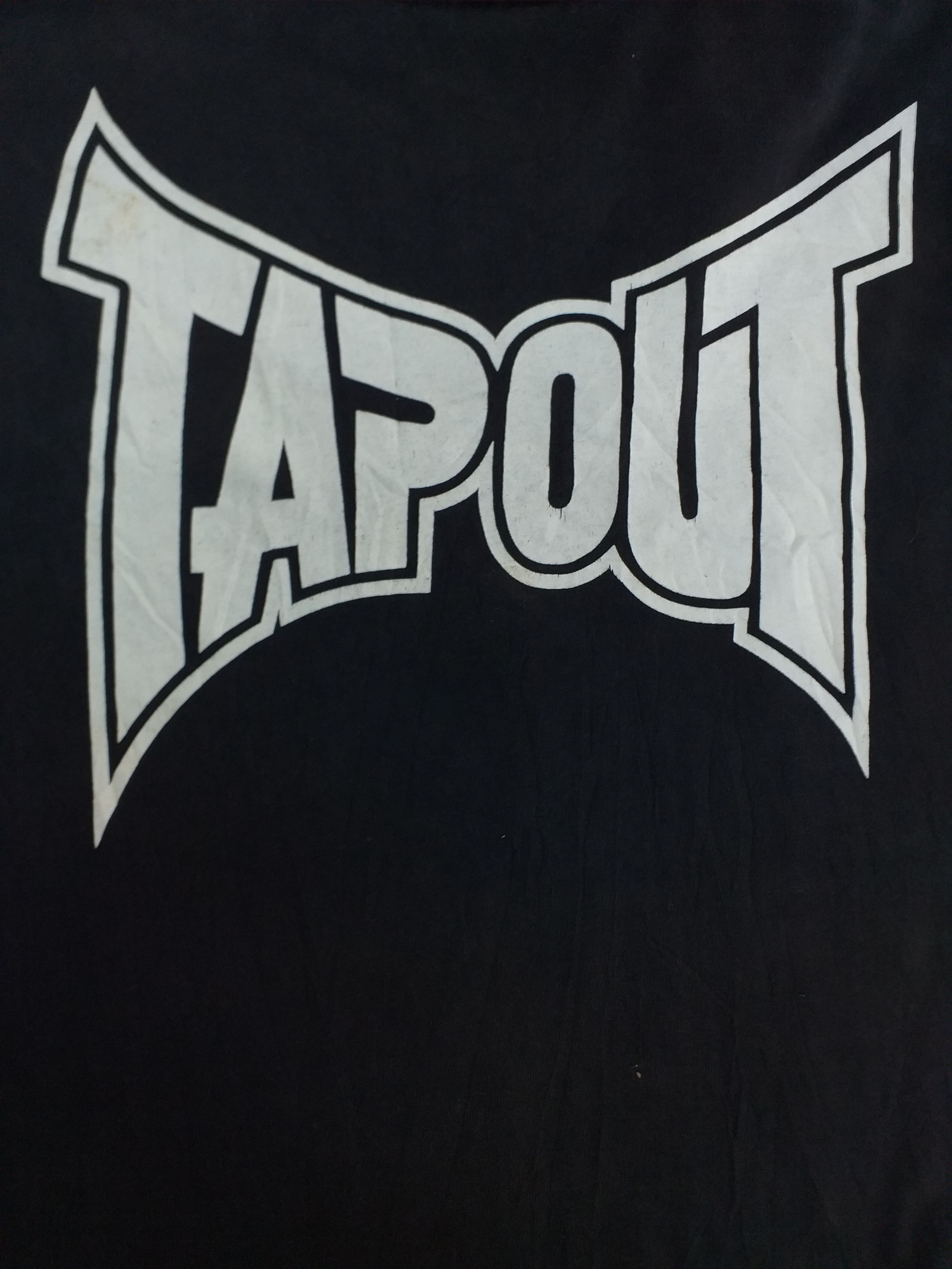 Japanese Brand Vintage Tapout Graphic Big Logo XLarge T Shirt -A086 Size US XL / EU 56 / 4 - 4 Thumbnail