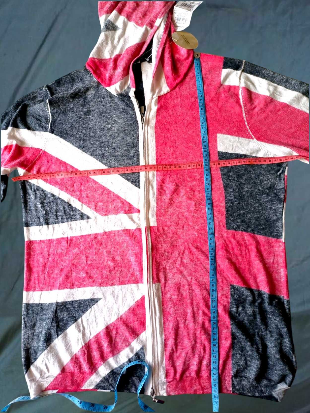 Designer × Japanese Brand Gerry Weber Zipper Hoodie Union Jack All Over Print Size US L / EU 52-54 / 3 - 13 Thumbnail