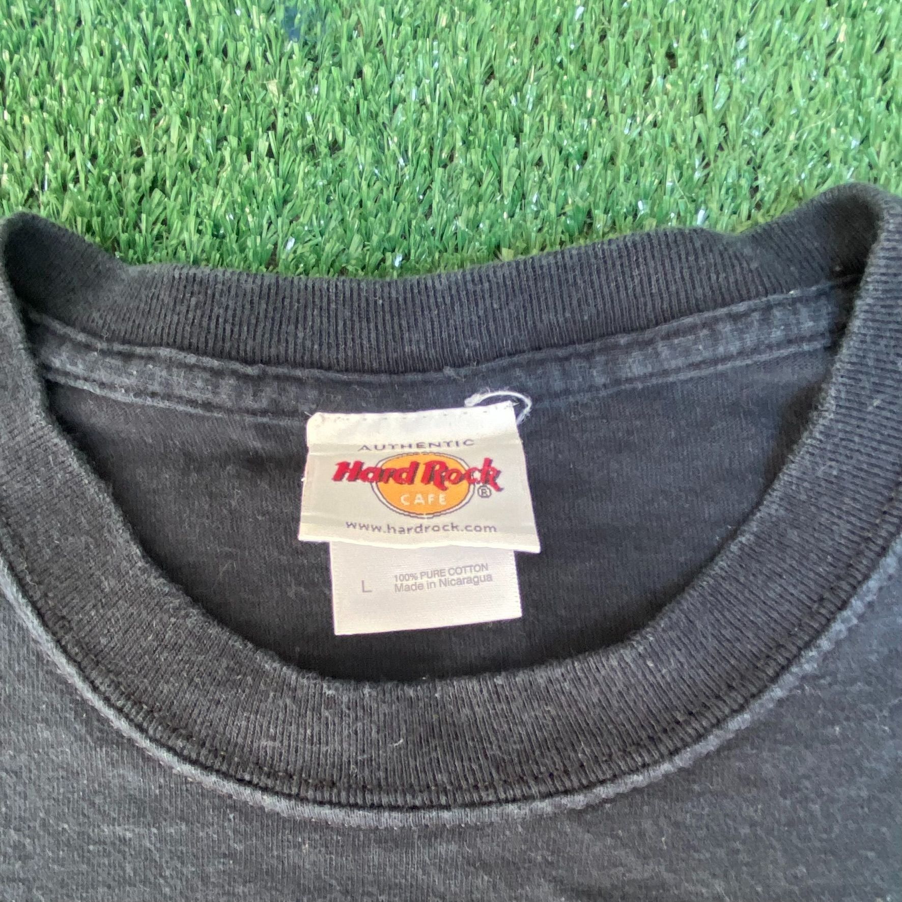 Hard Rock Cafe Vintage Y2K Hard Rock Cafe Shirt Black Hollywood Dot Logo Te Size US L / EU 52-54 / 3 - 4 Thumbnail