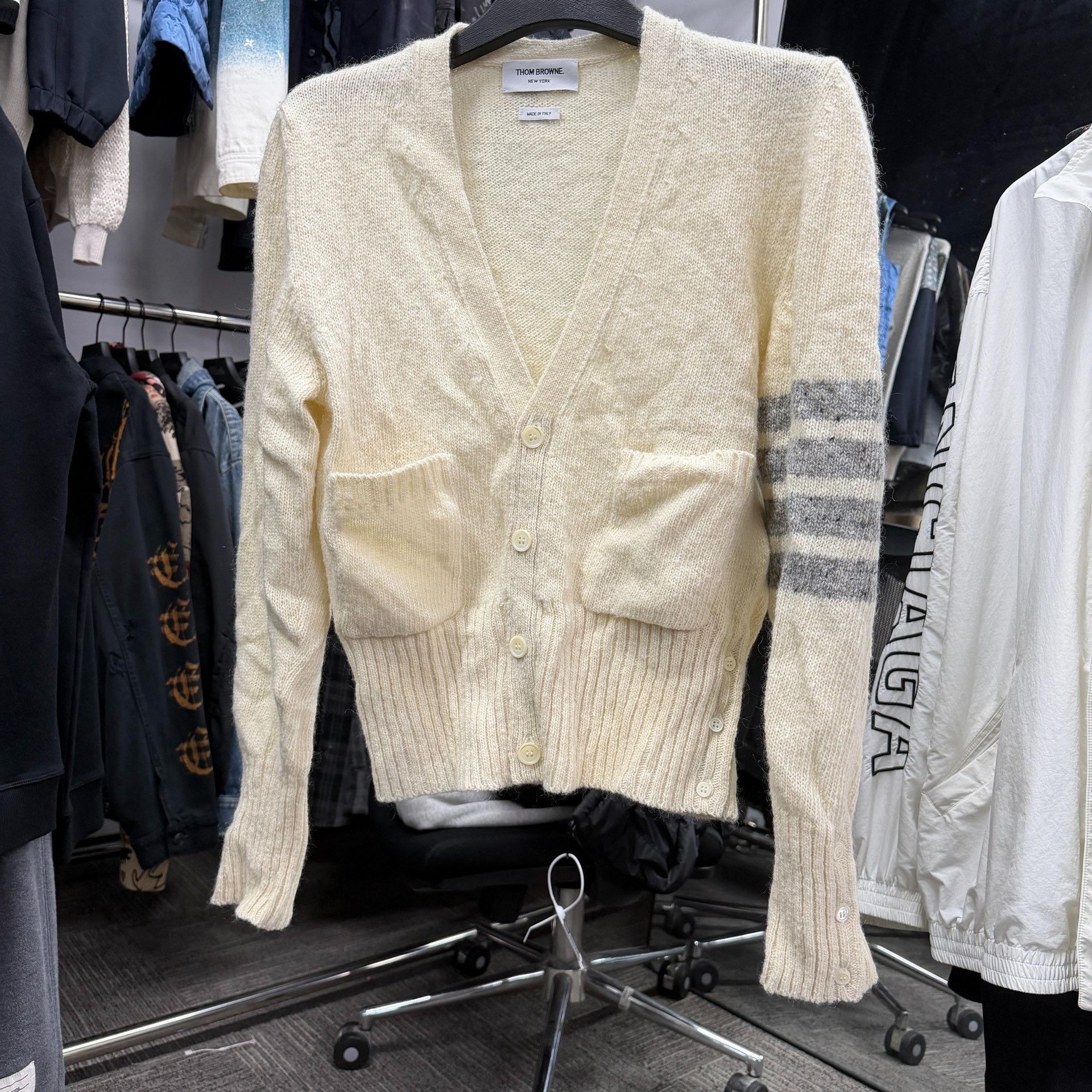 Thom Browne Thom Browne Wool Brown Sweater L Men Size US L / EU 52-54 / 3 - 1 Thumbnail