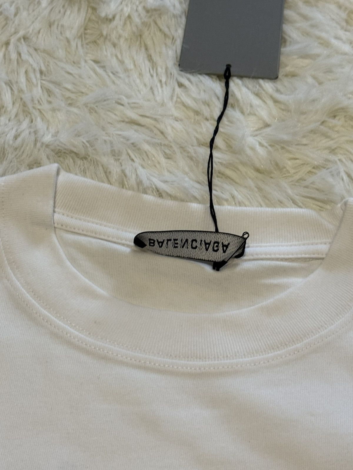 Balenciaga Balenciaga white t shirt Size US L / EU 52-54 / 3 - 5 Thumbnail