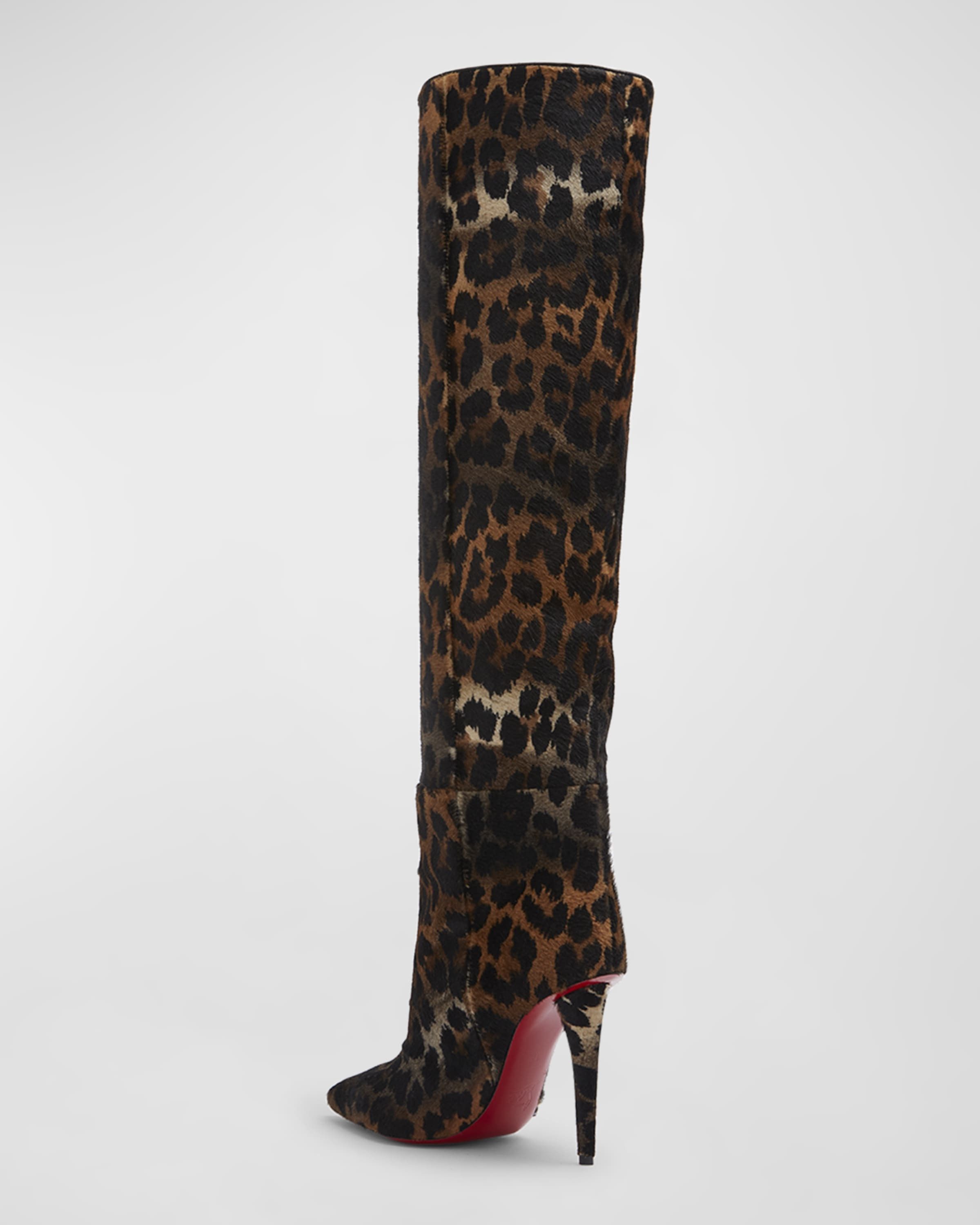 Christian Louboutin o1s1wg110924 Hight Boots in Leopard Size US 6 / IT 36 - 3 Thumbnail