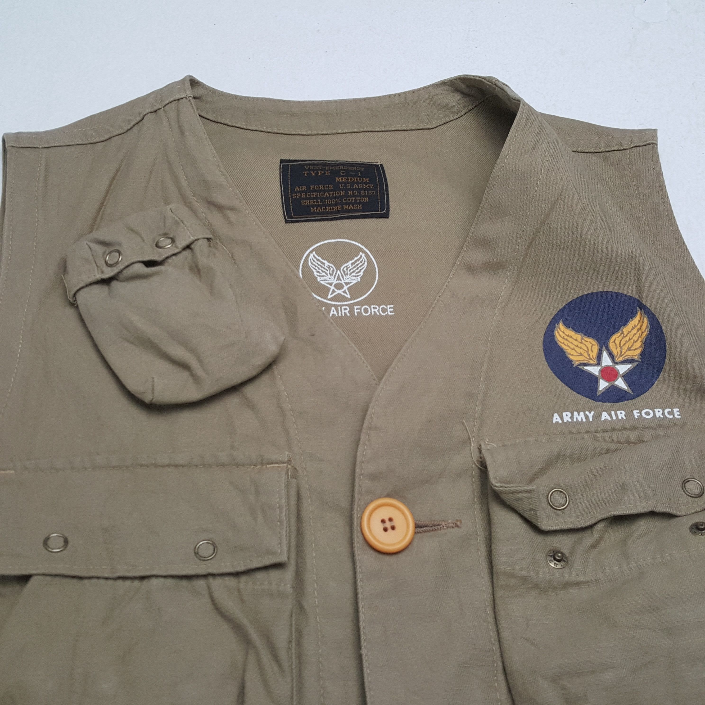 Vintage Vintage ARMY AIR FORCE American Military Vest Size US M / EU 48-50 / 2 - 6 Thumbnail