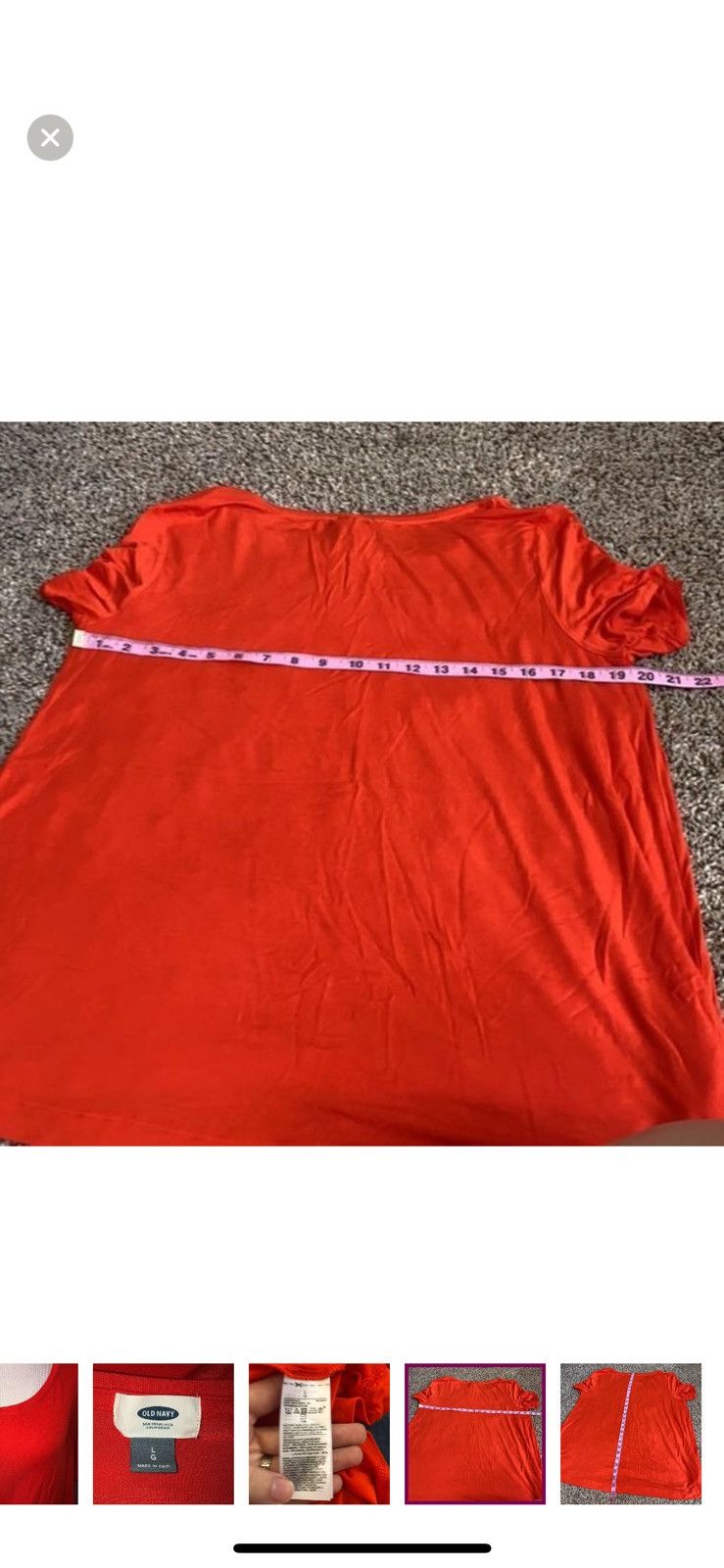Old Navy Old navy large orange swing tee Size L / US 10 / IT 46 - 3 Thumbnail