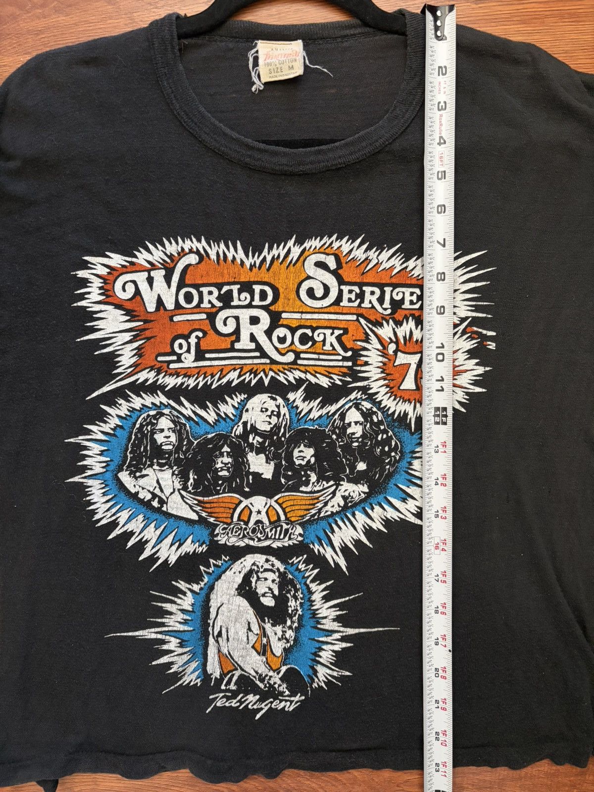 Vintage 1979 WSoR Festival Aerosmith AC/DC Journey True Vintage Tee Size US S / EU 44-46 / 1 - 12 Thumbnail