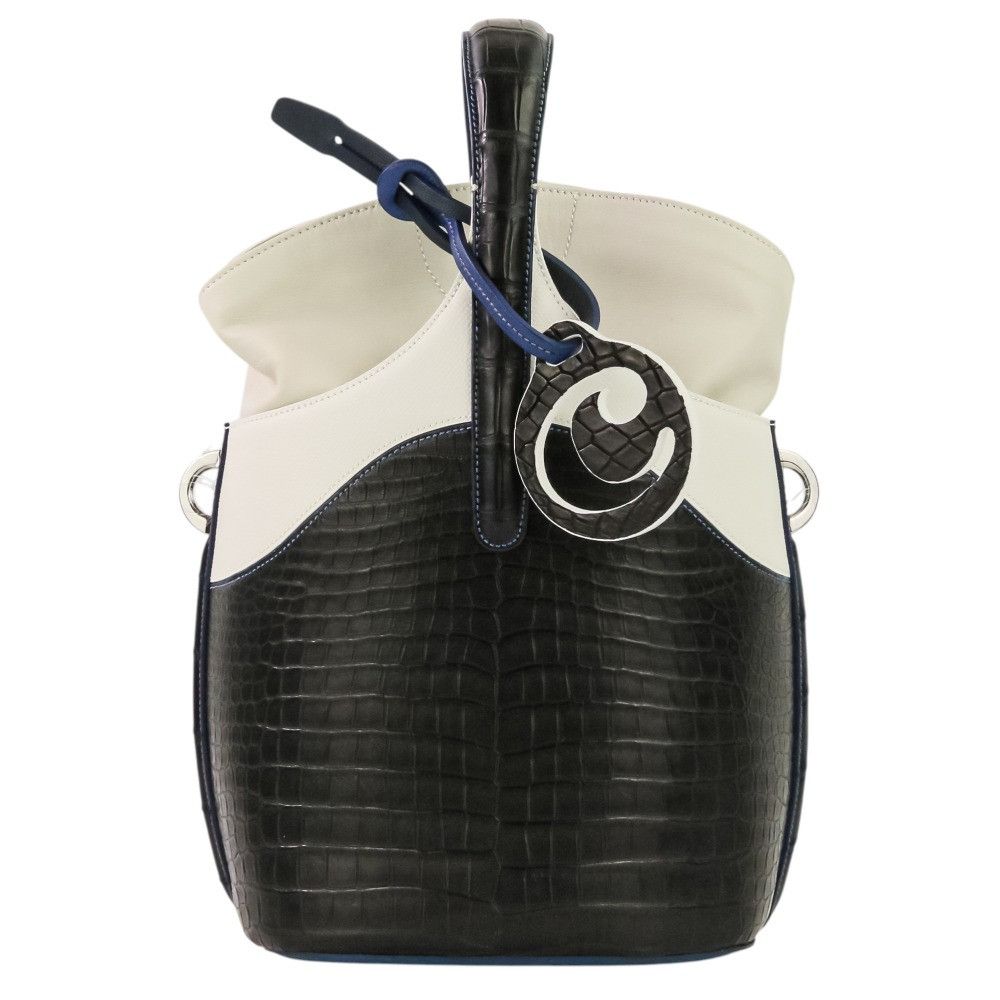 Other Other Civinile Orsetta Crocodile Handbag Leather Handbag DUTY FREE for USA Size ONE SIZE - 1 Thumbnail