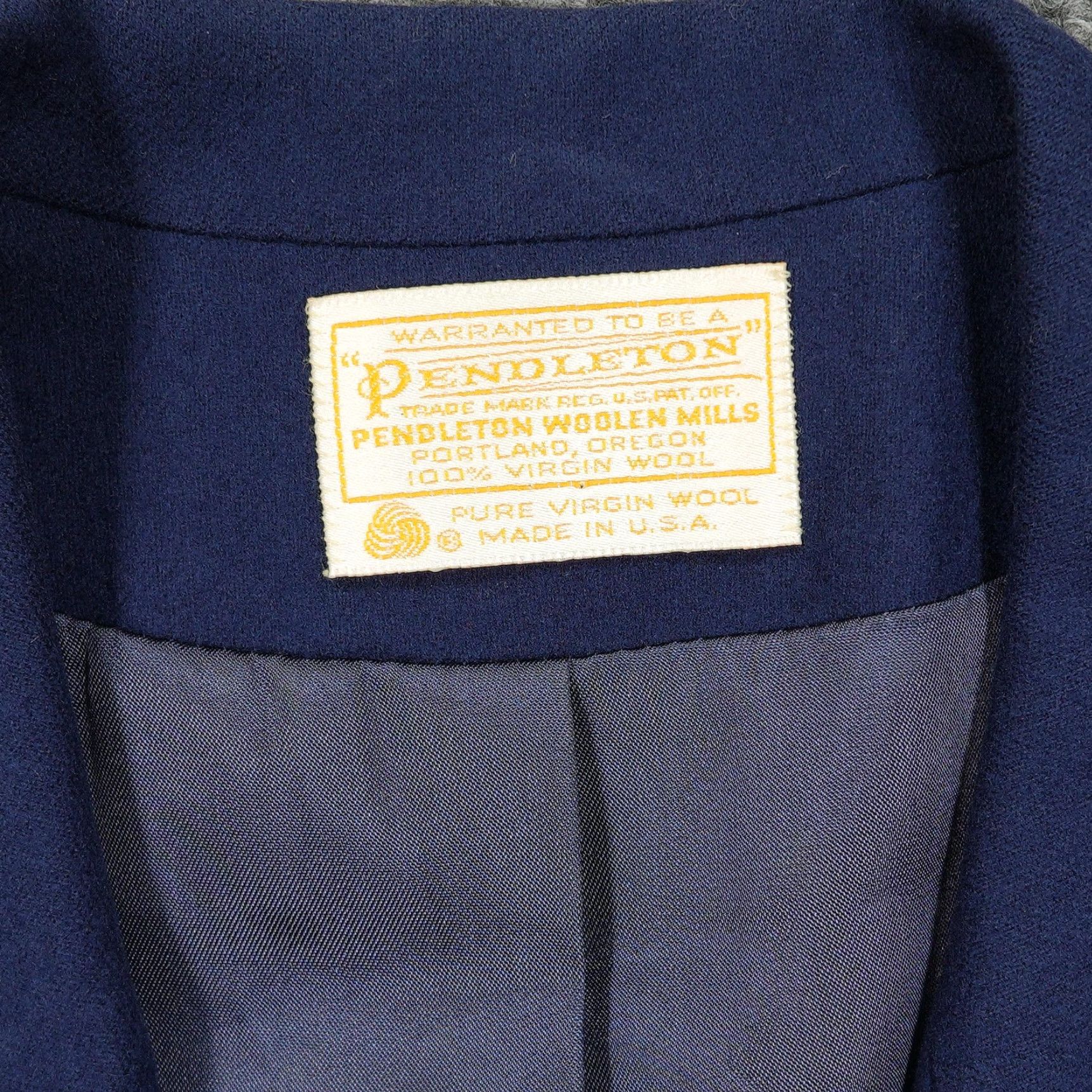 Pendleton VINTAGE Pendleton Blazer Womens Medium Blue Wool Single Button Lined USA 80s Size M / US 6-8 / IT 42-44 - 2 Thumbnail