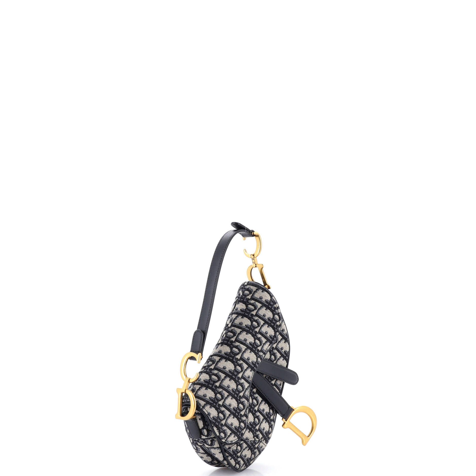 Dior Saddle Handbag Oblique Canvas Mini Size ONE SIZE - 1 Thumbnail