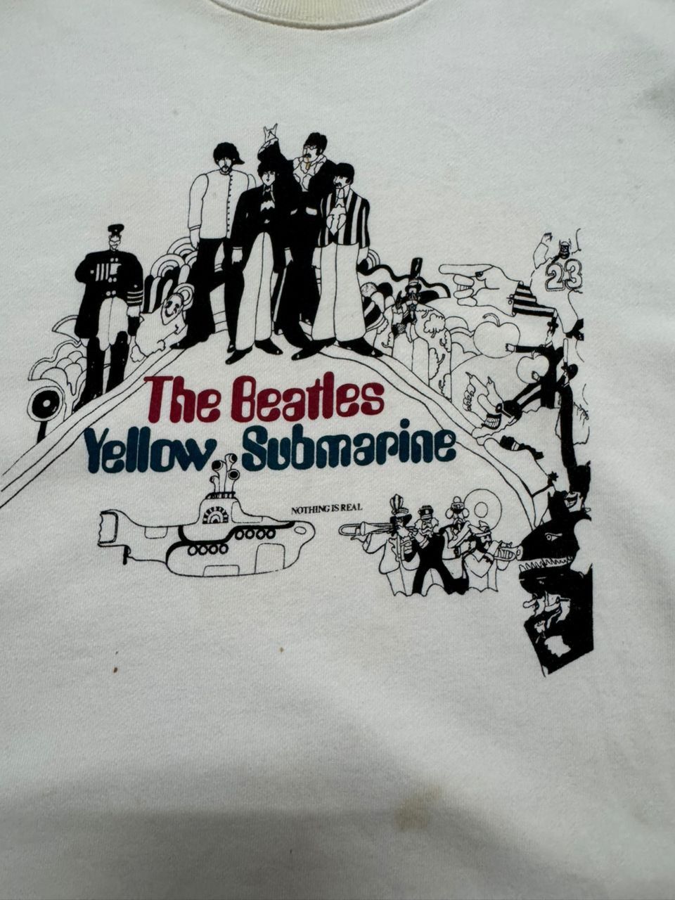 Rap Tees The Beatles Yellow Submarine Sweatshirt Promo Subafilms Size US L / EU 52-54 / 3 - 6 Thumbnail