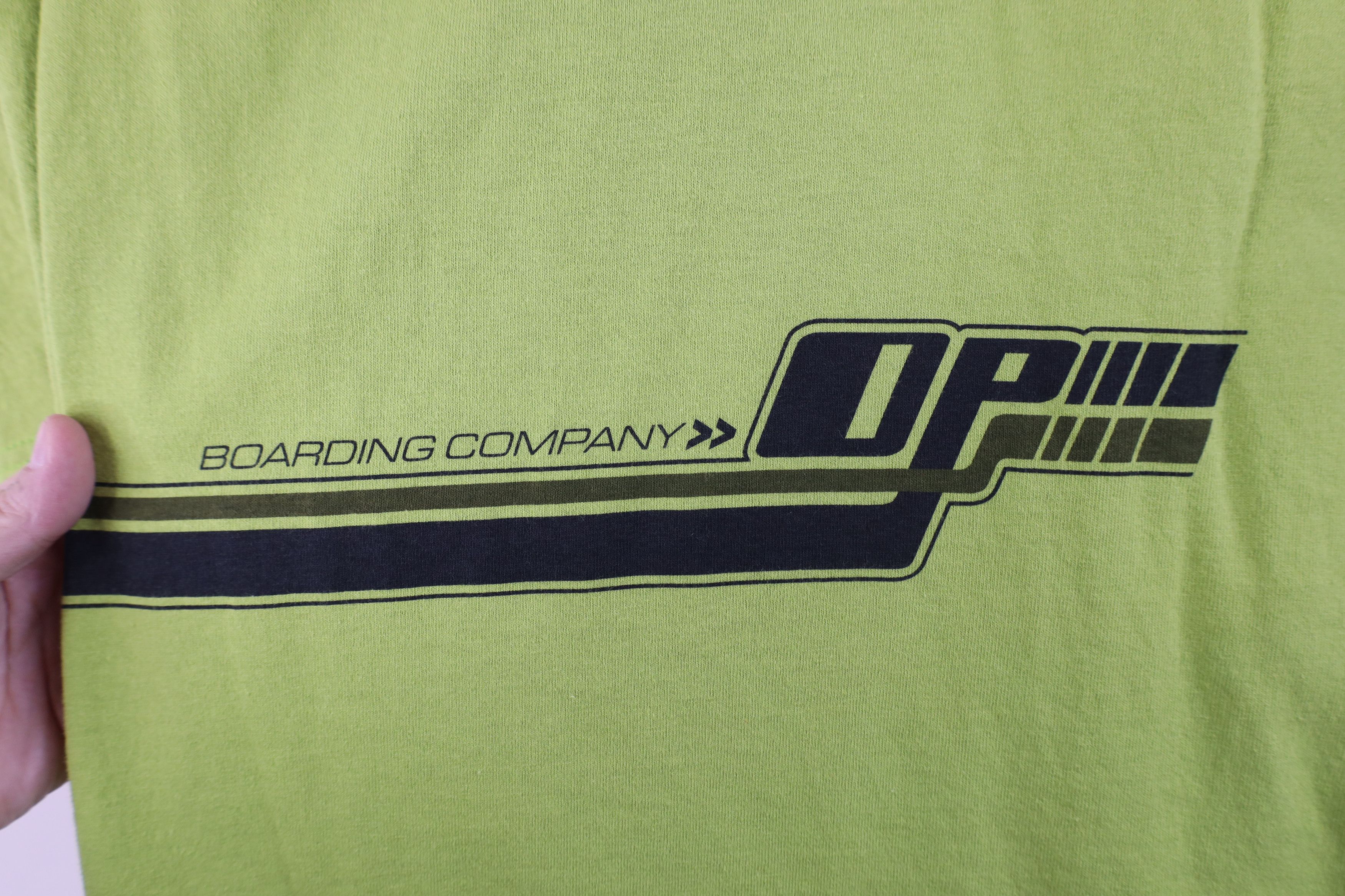 Ocean Pacific Vintage 90s Ocean Pacific OP Surfing Spell Out T-Shirt Green Size US L / EU 52-54 / 3 - 4 Thumbnail