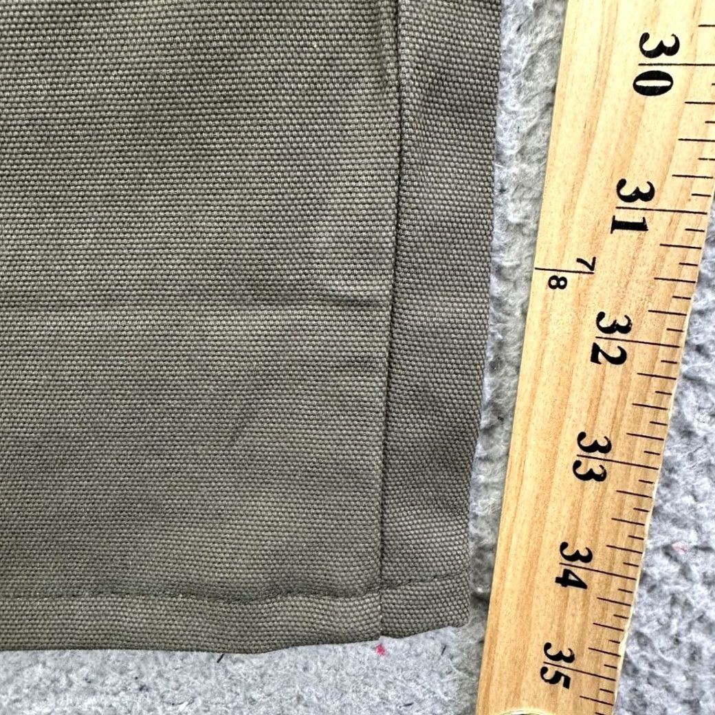 Dickies Dickies Carpenter Jeans Mens 40X34 Canvas Olive Workwear Straight Adult Jeans Waist 40 Inseam 34 Cotton Ripstop Zipper Button Pockets Size US 40 / EU 56 - 7 Thumbnail