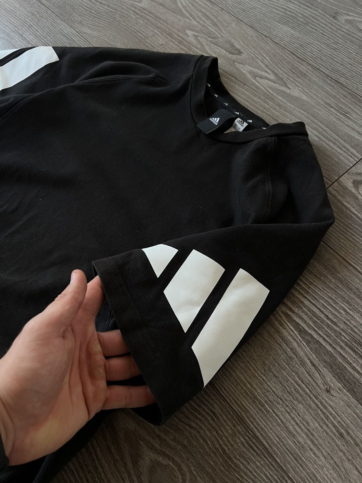 Adidas Rare Adidas EQT Style Big Logo Hard Cotton Active Men’s Tee Size US M / EU 48-50 / 2 - 8 Thumbnail
