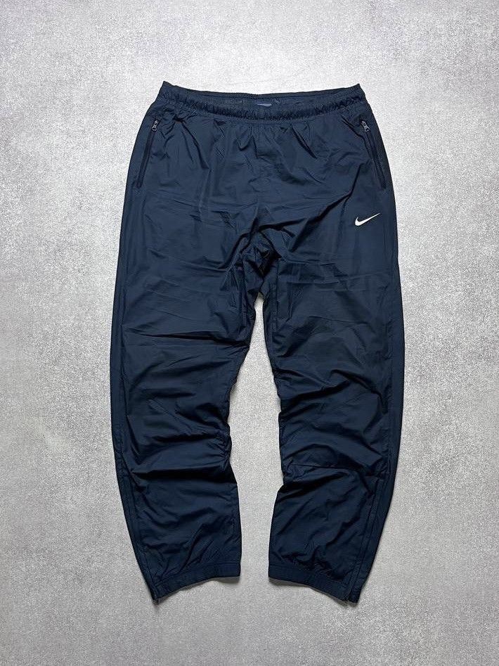 Nike Vintage Nike Swoosh Baggy Nylon Trackpants Y2K M Size US 32 / EU 48 - 1 Thumbnail