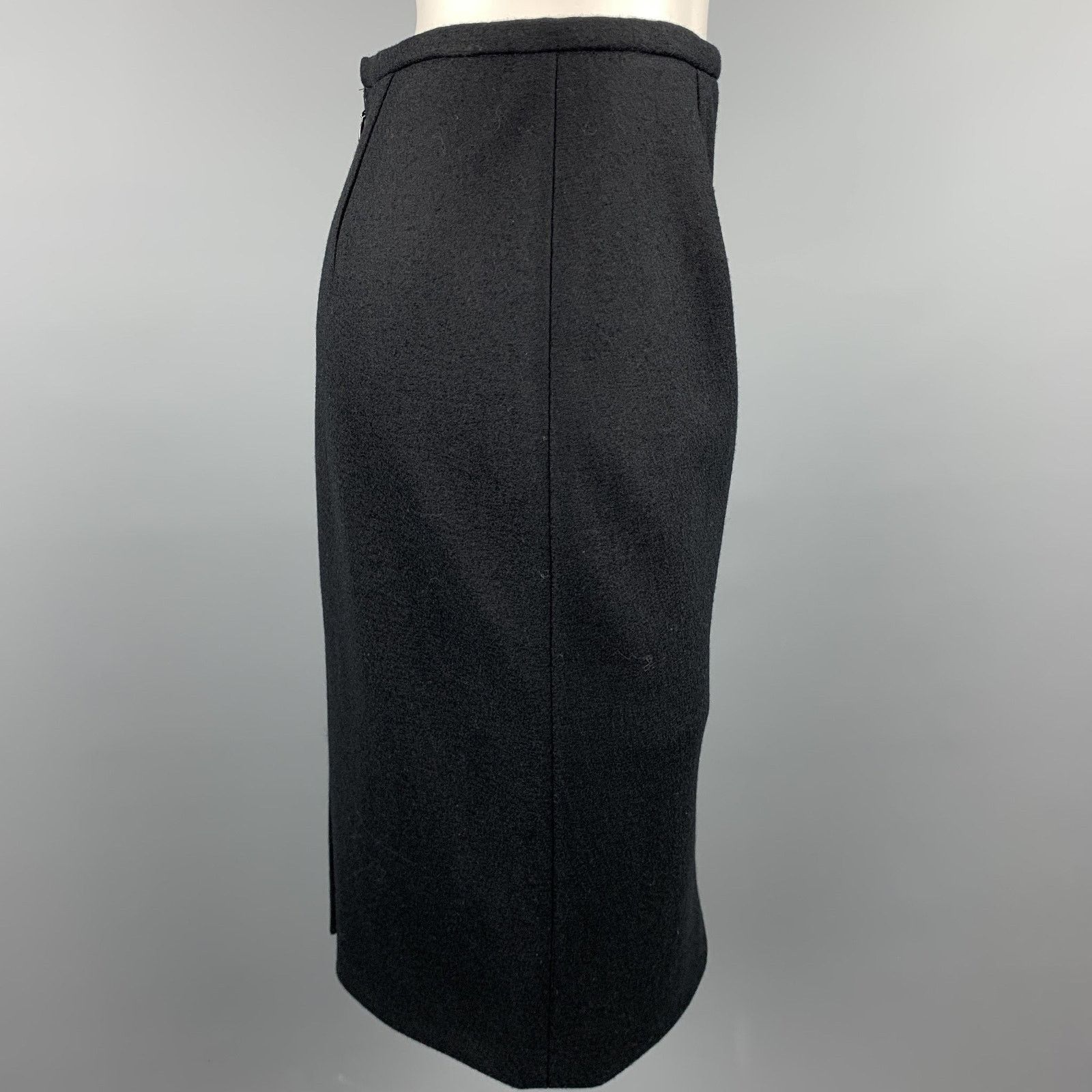 Other BARBARA TFANK Size 4 Black Pencil Skirt Size 27" / US 4 / IT 40 - 2 Thumbnail