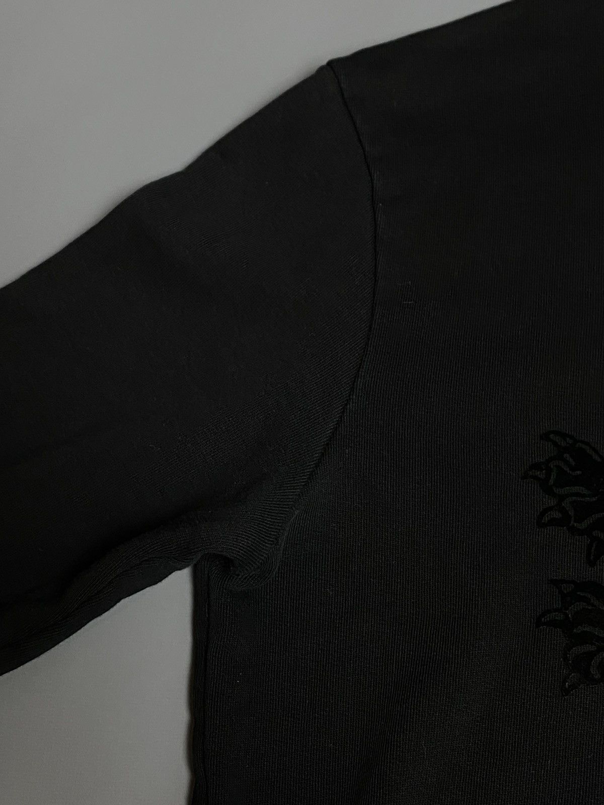 Cavalli Class Cavalli Class Mens Black Velvet Logo Lion Sweatshirt Size S Size US S / EU 44-46 / 1 - 7 Thumbnail