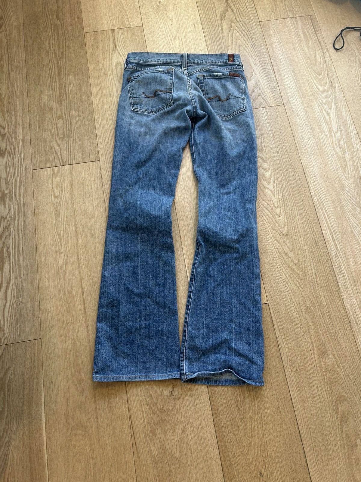 7 For All Mankind × Japanese Brand 7 for all mankind flared jeans Size US 28 / EU 44 - 6 Thumbnail