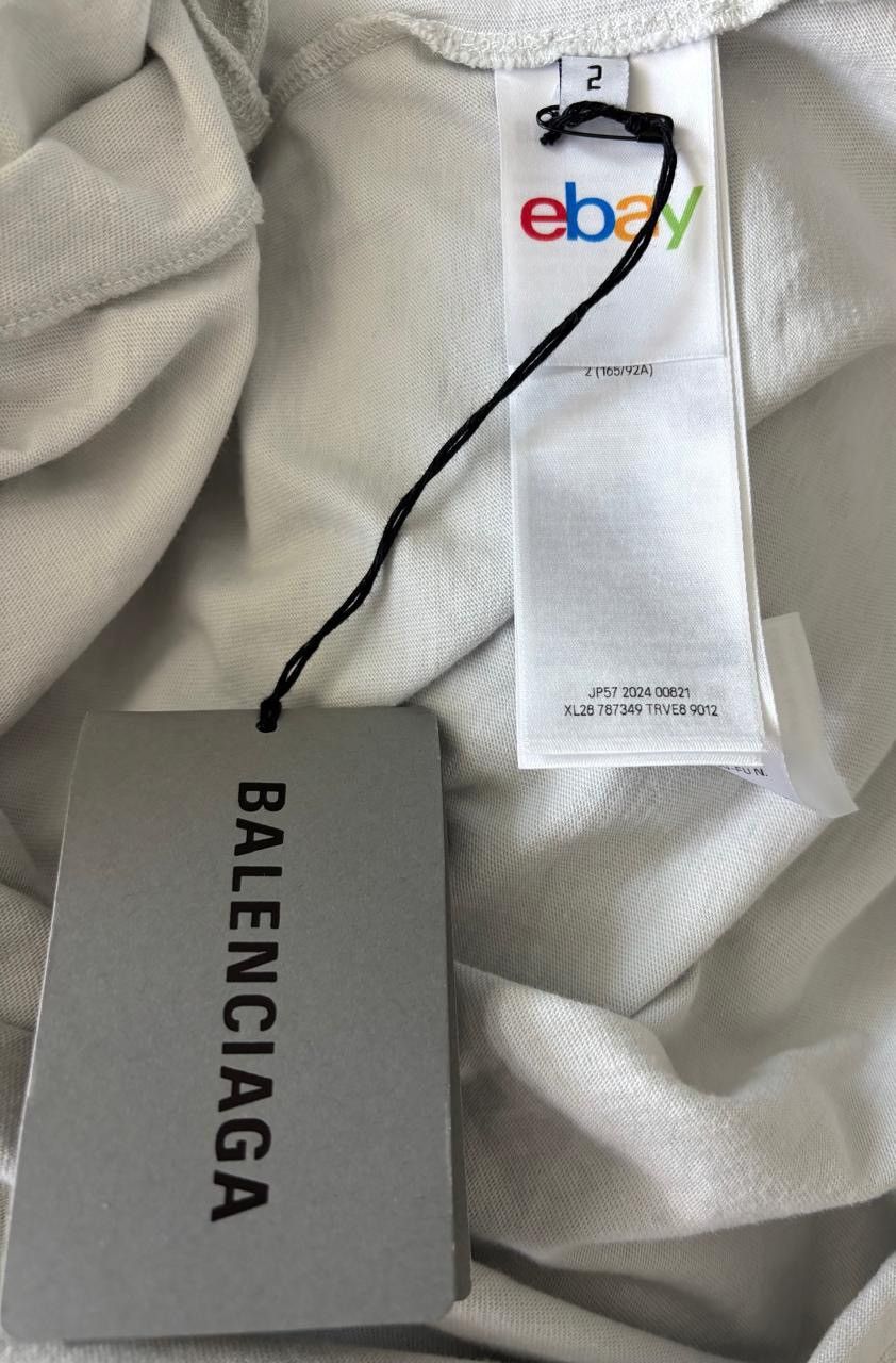 Balenciaga ebay t-shirt white Size US M / EU 48-50 / 2 - 7 Thumbnail