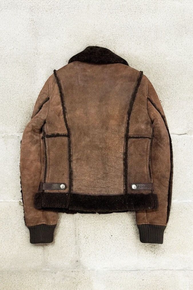 Dolce & Gabbana 2000s Dolce & Gabbana Brown Shealing Lamb Jacket Size US M / EU 48-50 / 2 - 2 Thumbnail