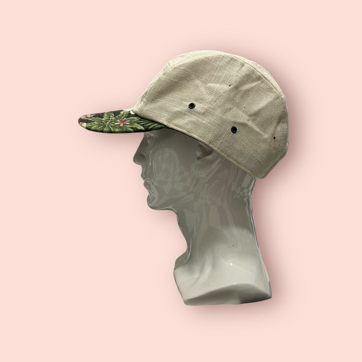Japanese Brand × Vintage VINTAGE SMIR NASLI FLORAL VISOR 5 PANEL SNAPBACK HAT Size ONE SIZE - 16 Thumbnail