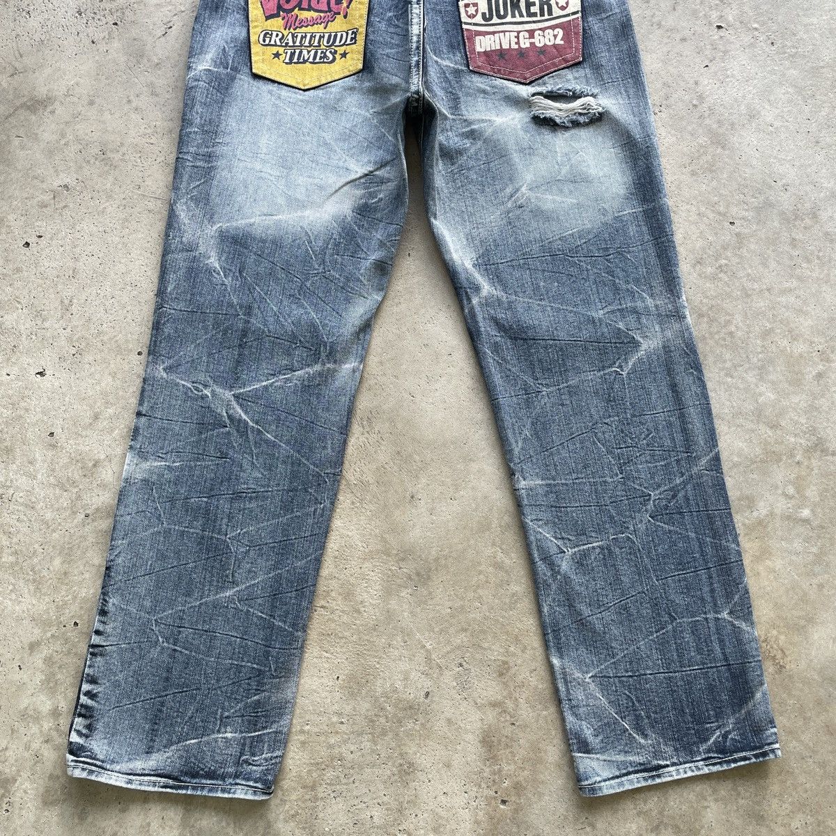 Japanese Brand Vintage Japan Ripped Jeans Faded Distressed Denim Pants RARE Size US 34 / EU 50 - 11 Thumbnail