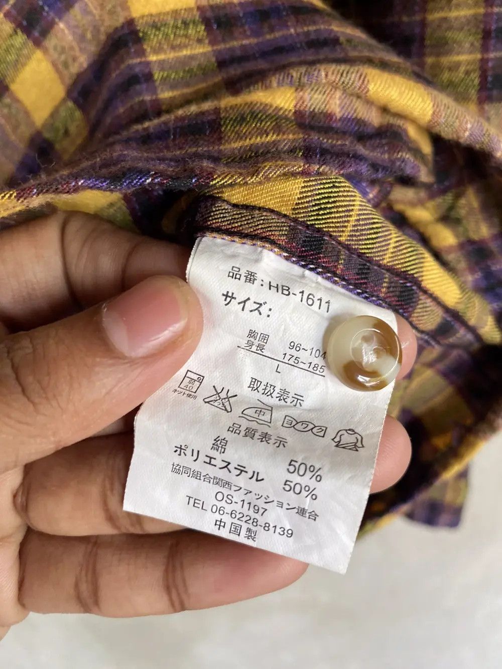 Vintage Vintage H By Figer Plaid Tartan Flannel Shirt Size US M / EU 48-50 / 2 - 5 Thumbnail