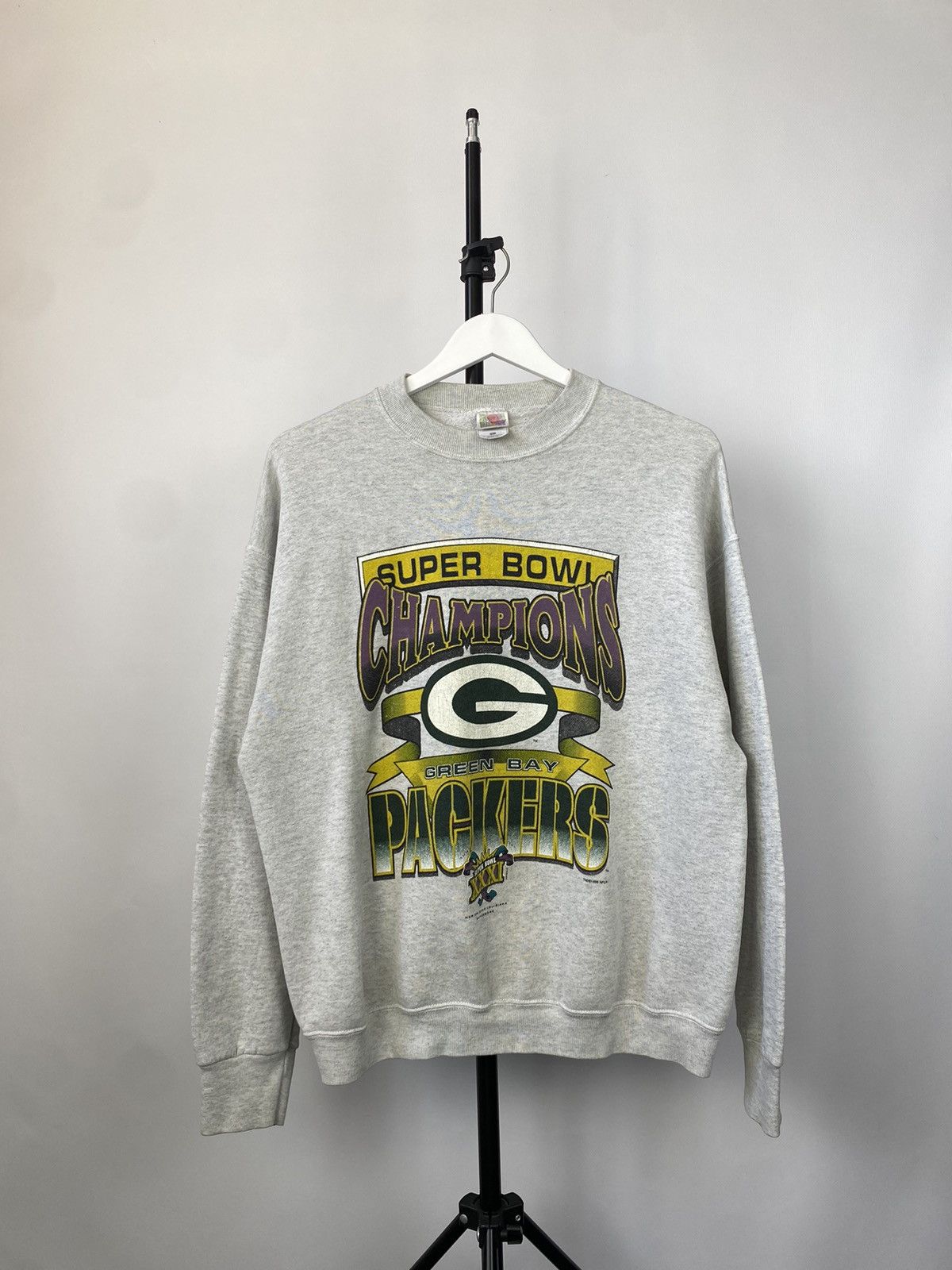 NFL × Vintage 1996 Green Bay Packers Super Bowl Crewneck Sweatshirt Large Size US L / EU 52-54 / 3 - 1 Thumbnail