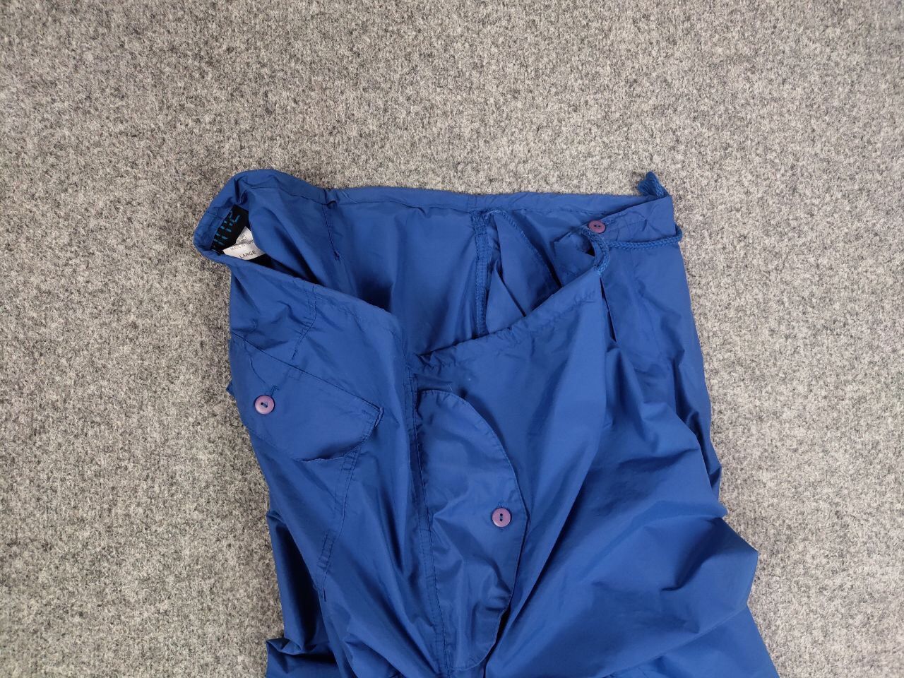 Japanese Brand Rare Vintage MT:2 Japanese Parachute Baggy Cargo Blue Pants Size US 34 / EU 50 - 12 Thumbnail
