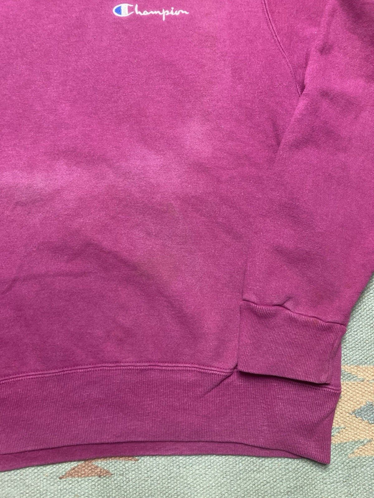 Champion × Vintage 90s crewneck sweatshirt champion blank made USA codeine XL Size US XL / EU 56 / 4 - 3 Thumbnail
