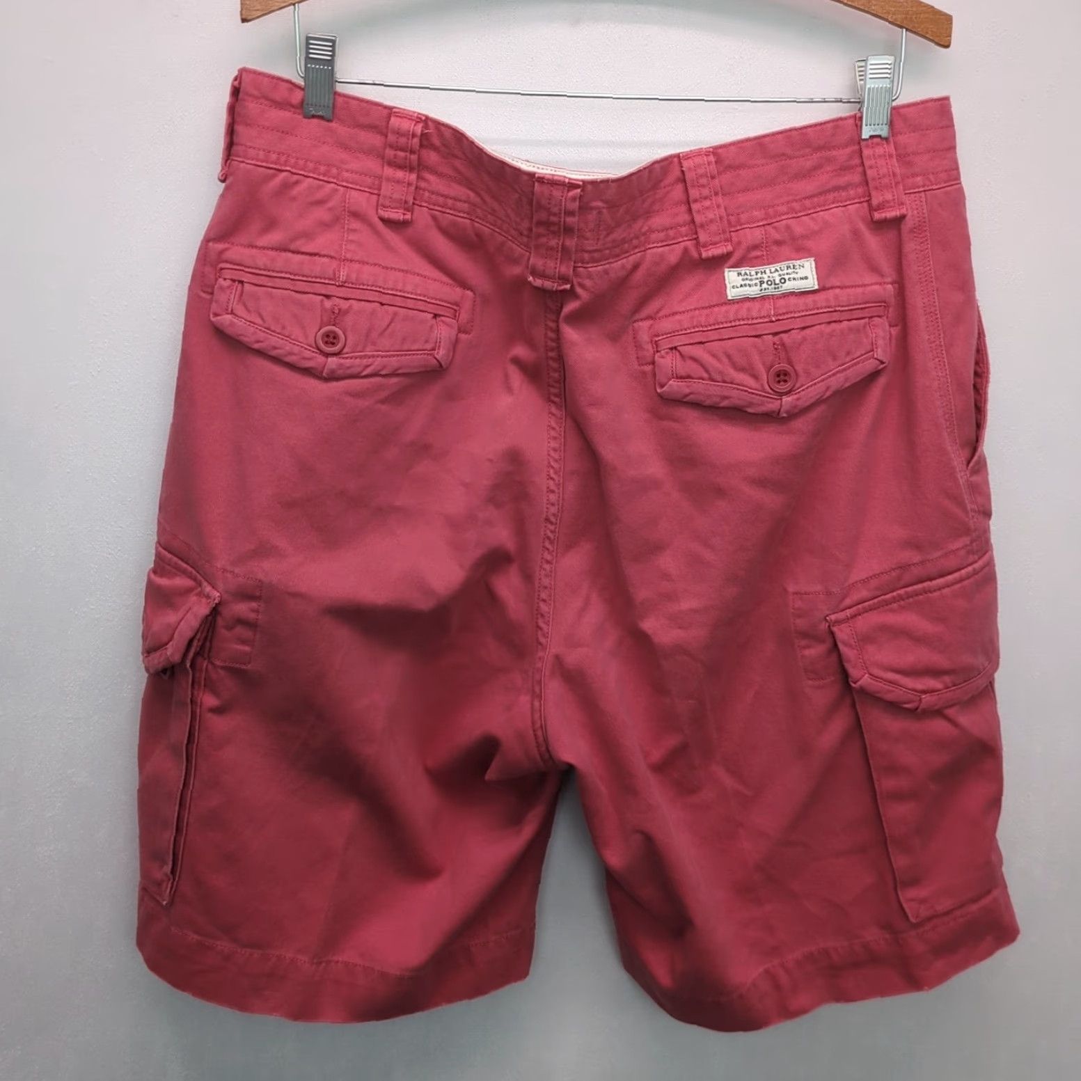 Polo Ralph Lauren Polo Ralph Lauren Cargo Shorts Mens 35 Pink Classic Fit Pockets Outdoor Cadre? Size US S / EU 44-46 / 1 - 2 Thumbnail