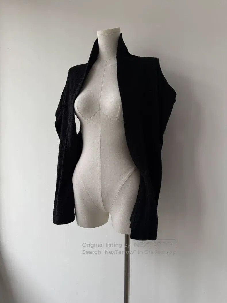 Yohji Yamamoto Yohji Yamamoto 11AW-Show Shaped Sleeveless Cardigan shirt Size XS / US 0-2 / IT 36-38 - 3 Thumbnail