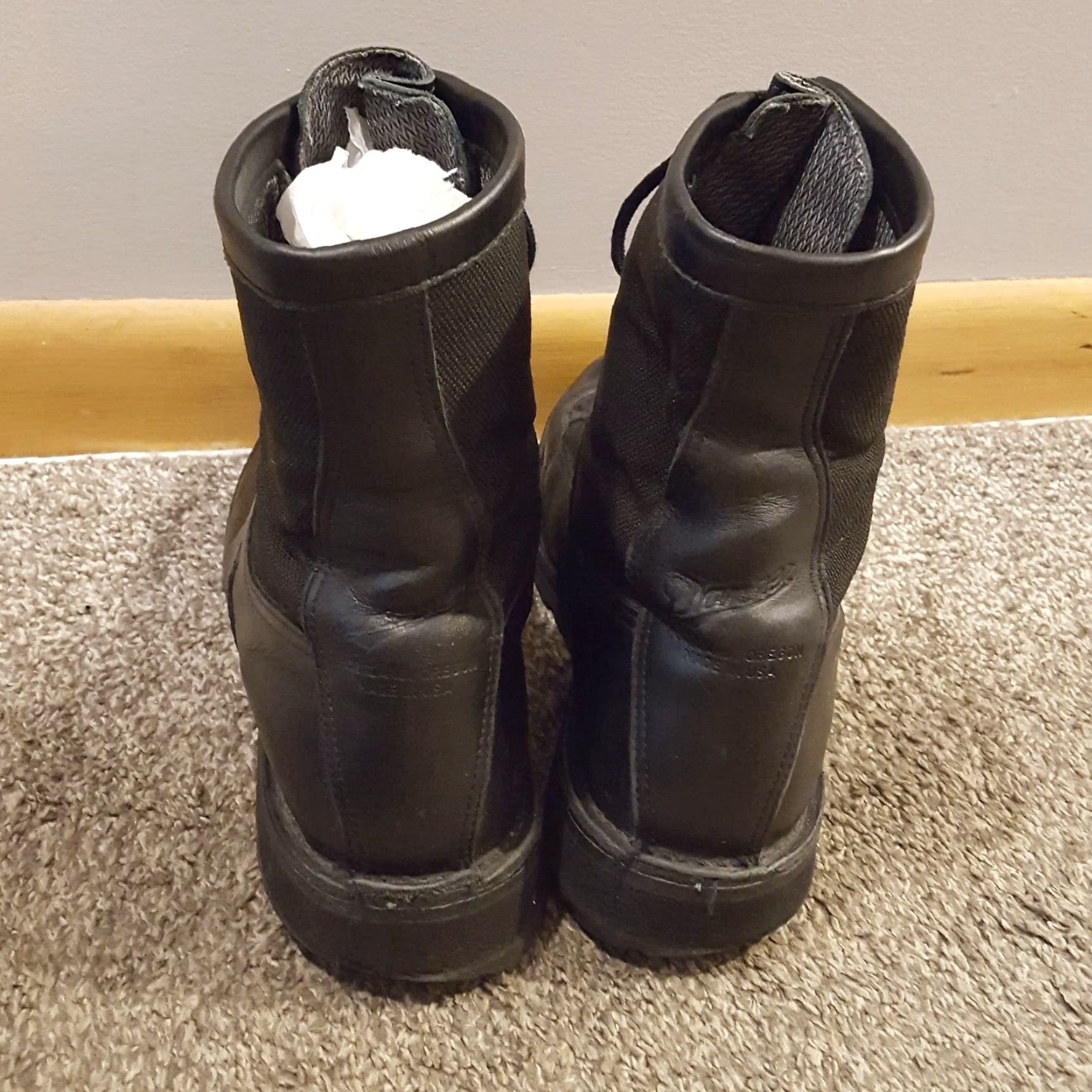 Danner Danner Acadia Gore-Tex Black Leather Mens Size 11.5 USA Made Military Work Boots Size US 12 / EU 45 - 7 Thumbnail