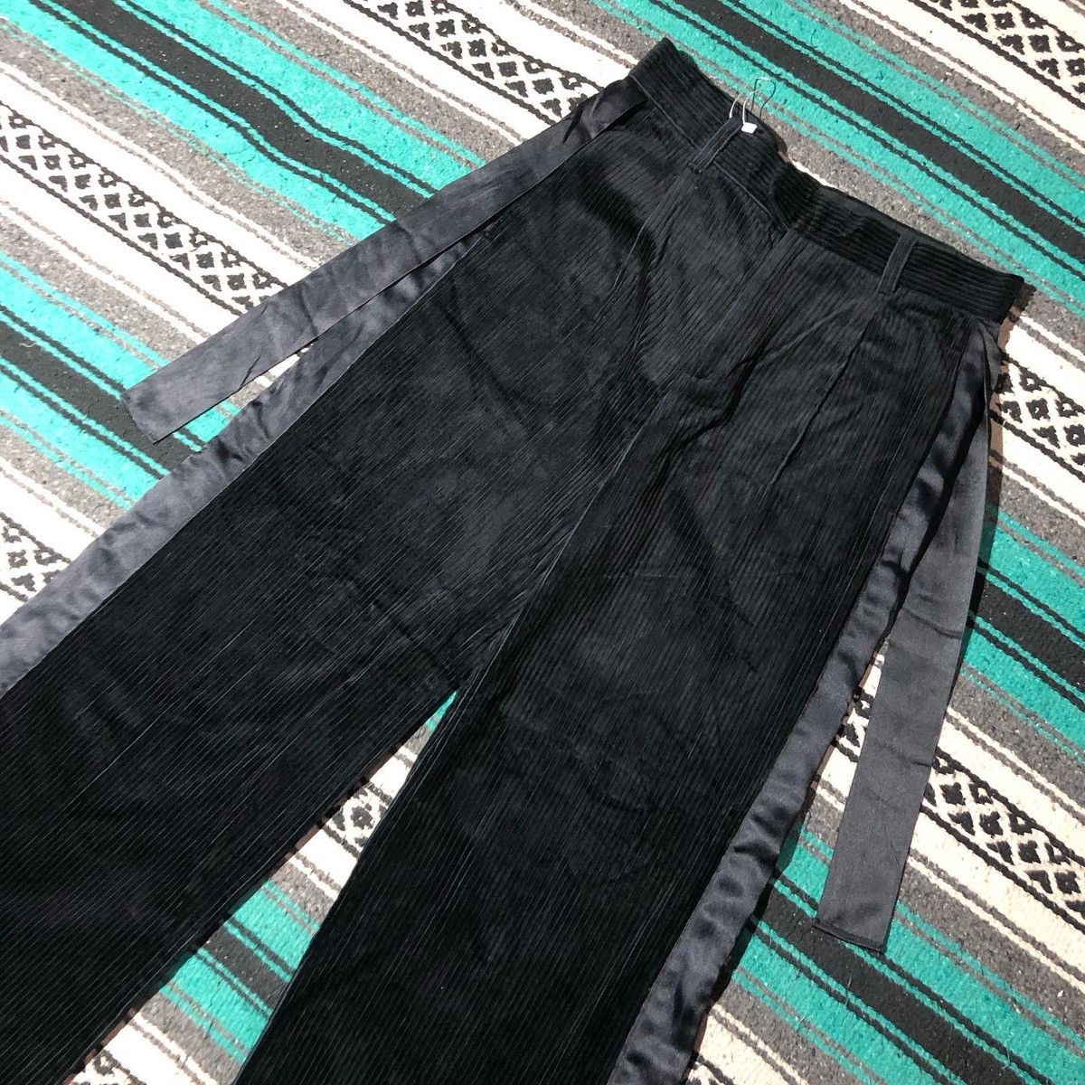 Undercover Ribbon Bow Corduroy Wide Leg Pants Size US 29 - 3 Thumbnail