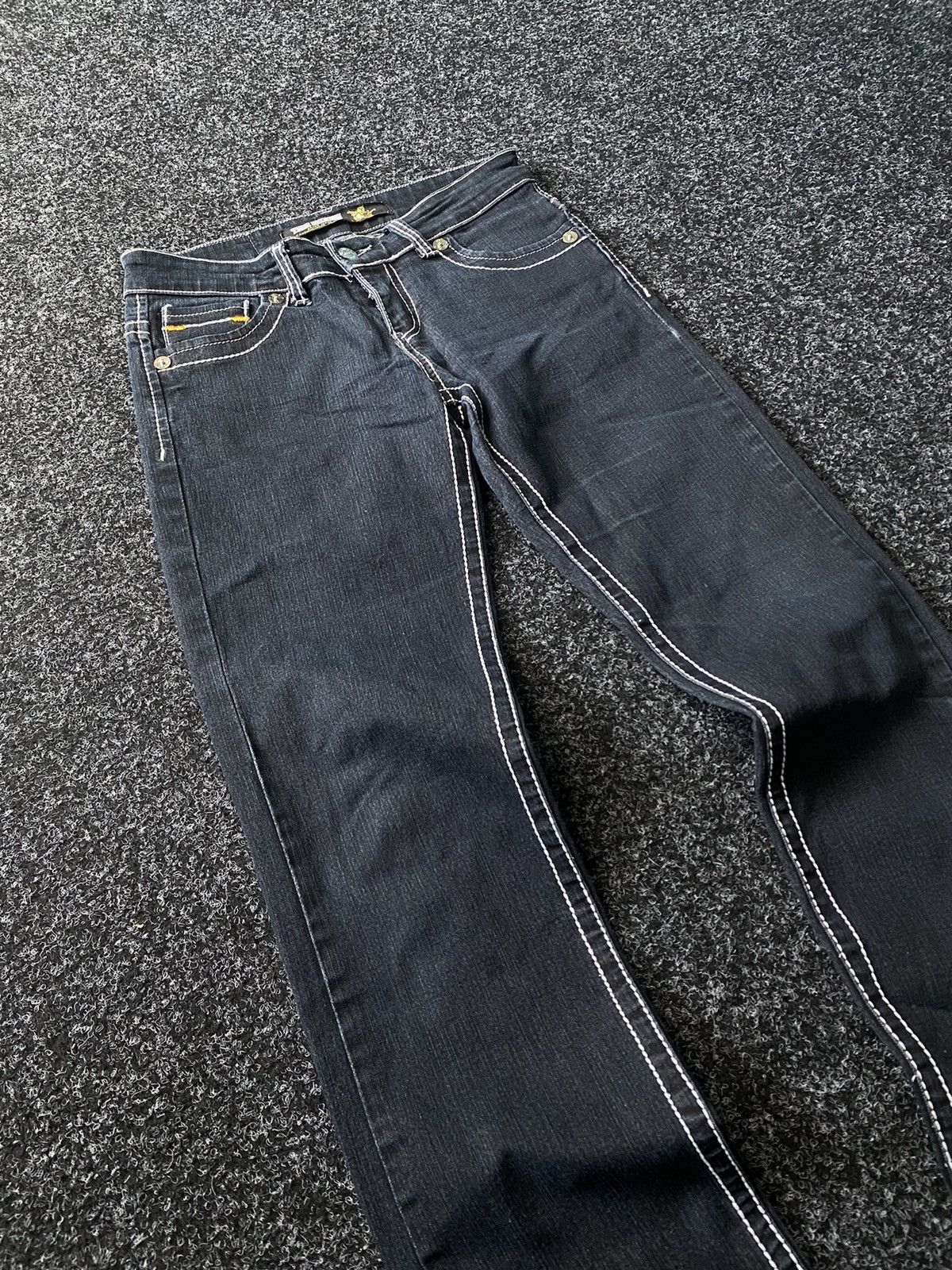 True Religion Vintage Flare True Religion Wide Leg Faded Wash Denim Size 29" - 6 Thumbnail