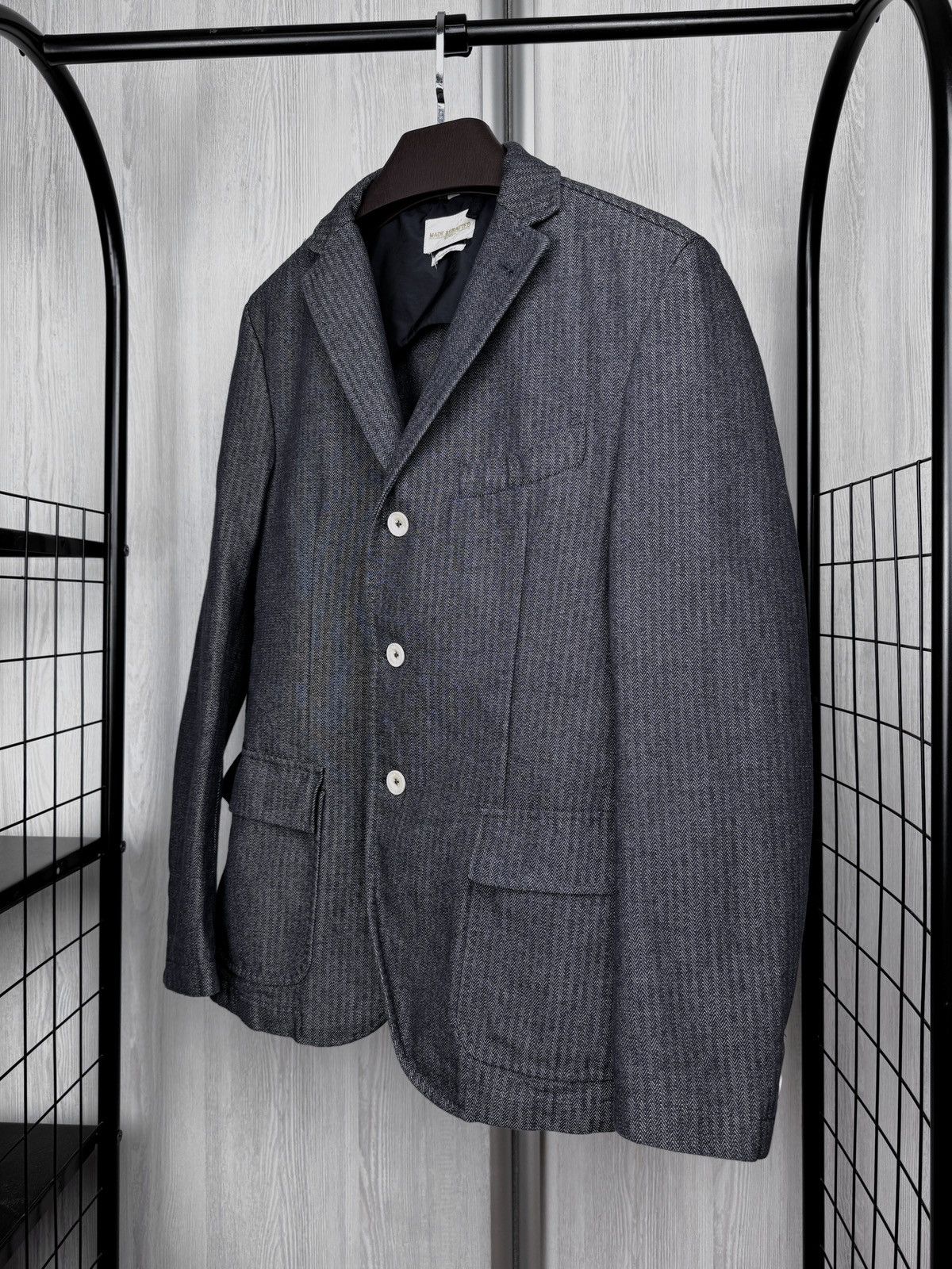 Levi's Made & Crafted Levi’s Made & Crafted Sample Garment Herringbone Blazer sz 2 Size US M / EU 48-50 / 2 - 5 Thumbnail