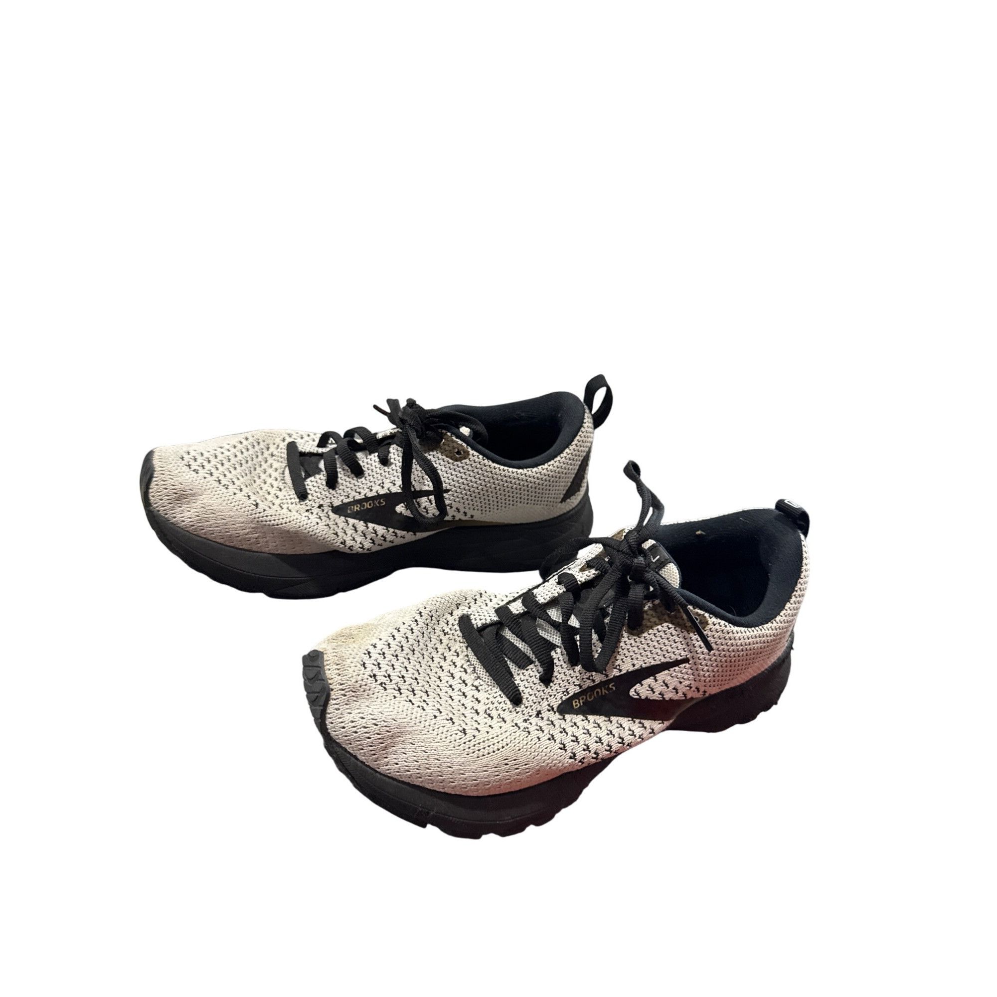 Brooks Brooks Revel 4 Womens white black running sneakers shoes siz Size US 6 / IT 36 - 3 Thumbnail