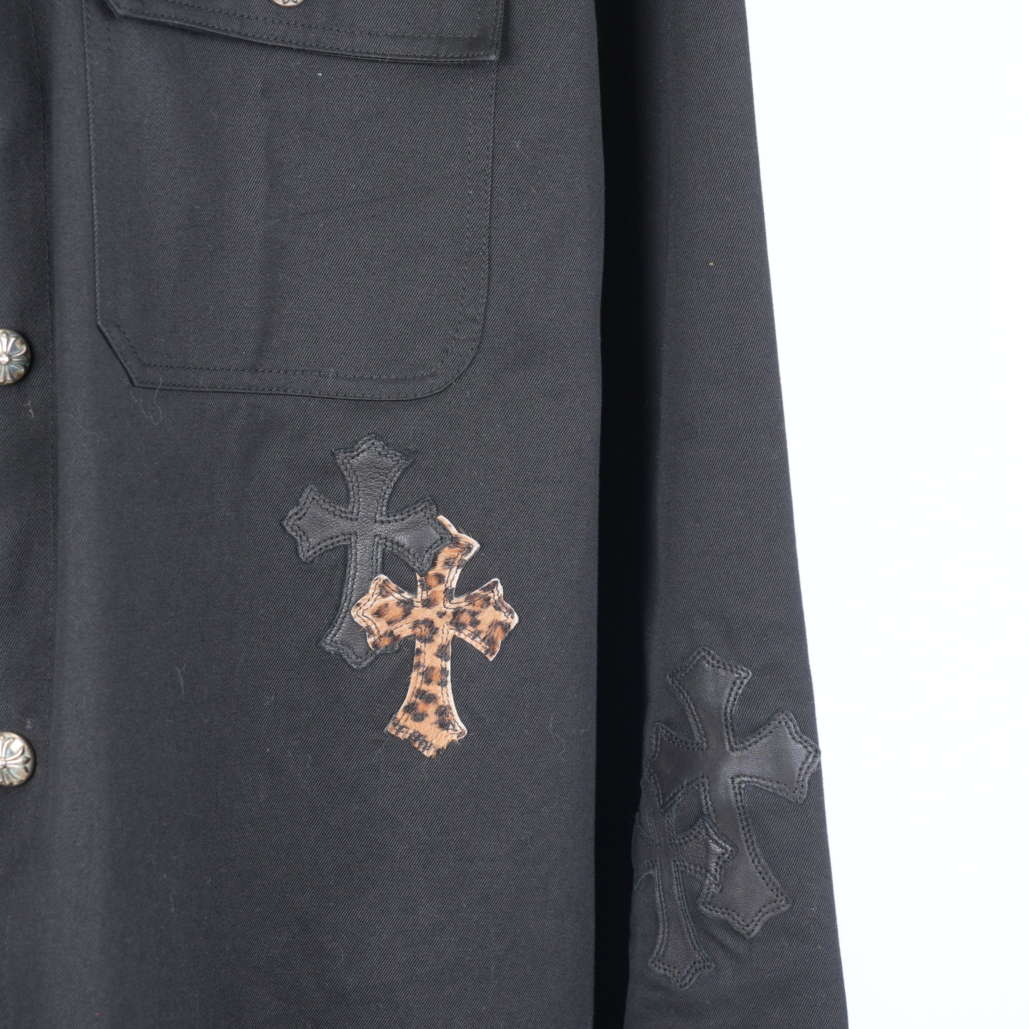 Chrome Hearts CHROME HEARTS CHEETAH PATCH WORK JACKET Size US XXL / EU 58 / 5 - 3 Thumbnail