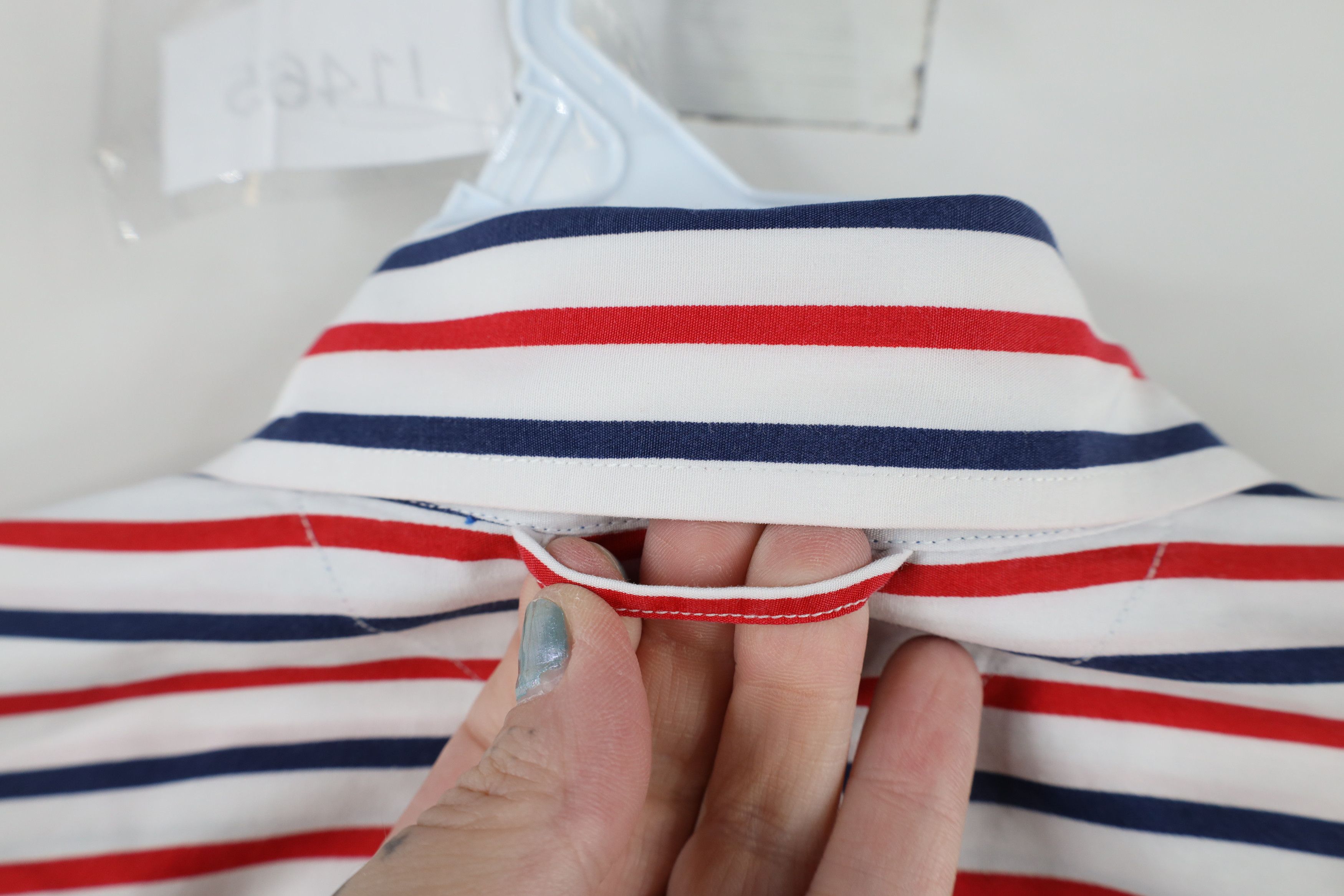Tommy Hilfiger × Vintage Vintage 90s Tommy Hilfiger Block Collared Button Down Shirt Size US M / EU 48-50 / 2 - 9 Thumbnail