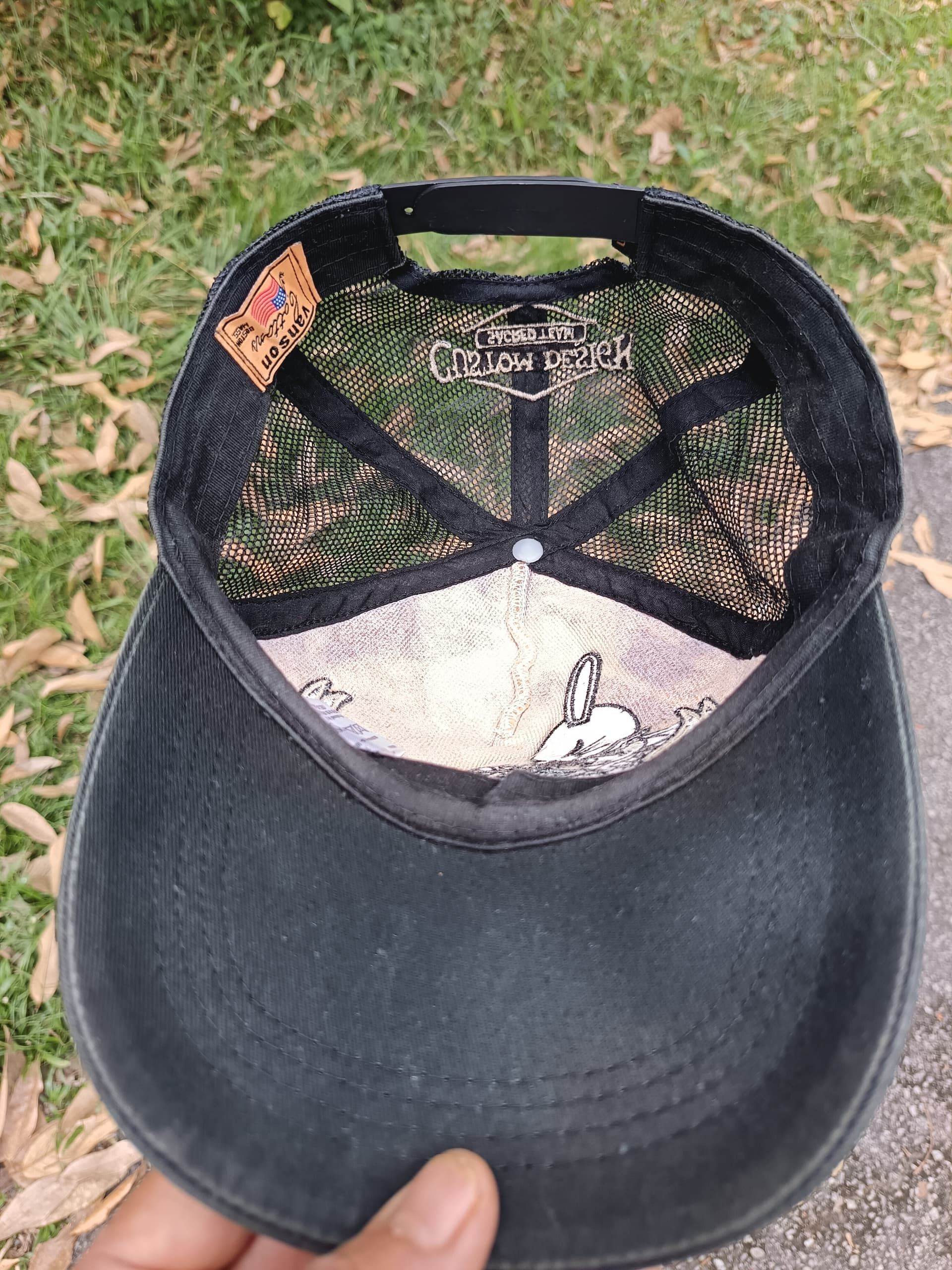Vanson Leathers × Vintage Vanson death rabbit trucker snapback vintage hat Size ONE SIZE - 6 Thumbnail