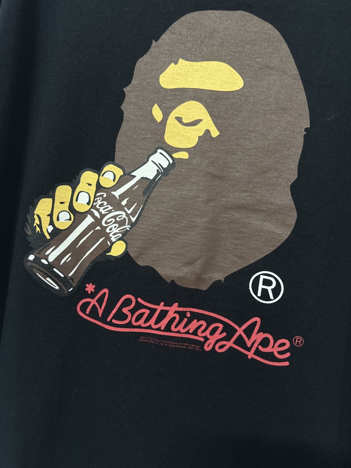 Bape × Coca Cola Bape x Coca Cola Big Head Tee Size US L / EU 52-54 / 3 - 2 Thumbnail