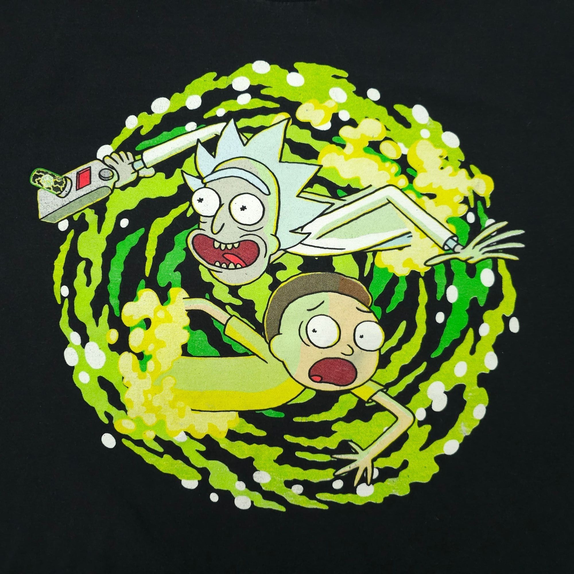 Ripple Junction Cartoon Network Rick Morty Portal Graphic T Shirt Mens XL Size US XL / EU 56 / 4 - 3 Thumbnail
