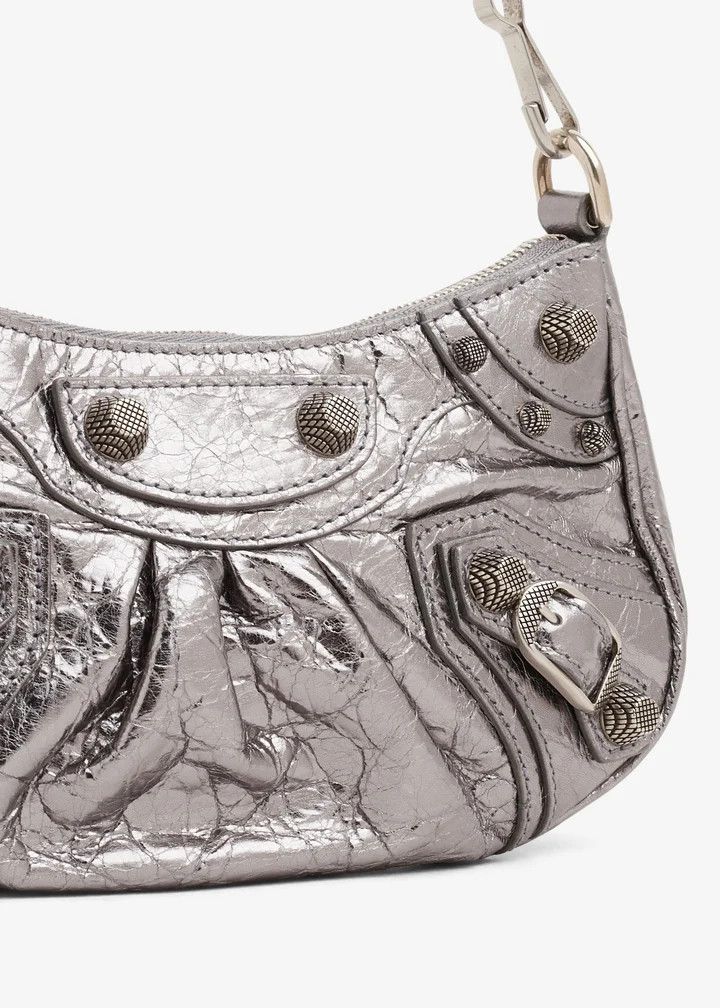 Balenciaga o1srvl11e0226 Size: OS / Le Cagole Mini Bag Chain Metallized Size ONE SIZE - 2 Thumbnail