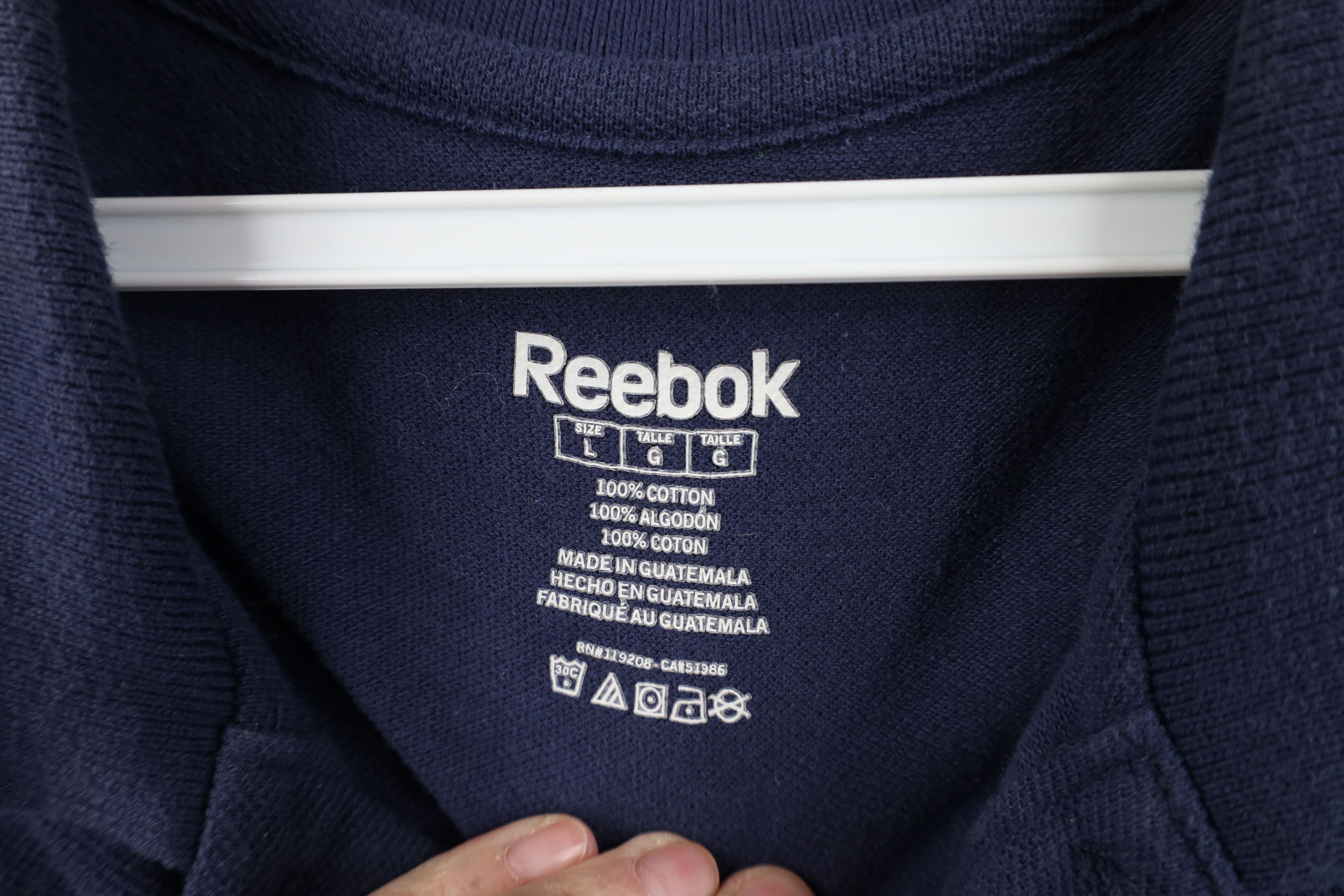 Reebok Vintage Reebok Old English D Detroit Tigers Baseball Polo Size US L / EU 52-54 / 3 - 7 Thumbnail