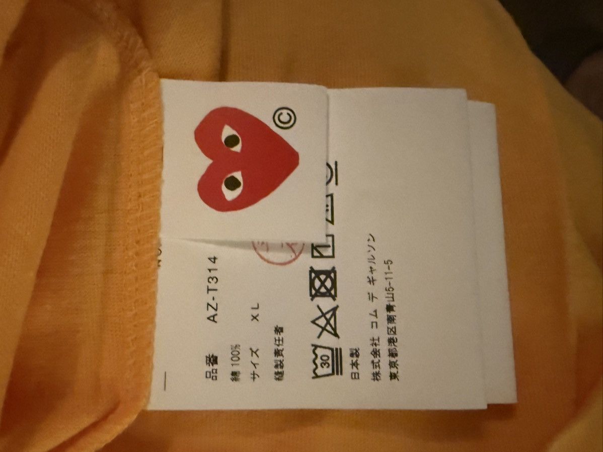 Comme des Garcons PLAY Cdg play short sleeve Size US XL / EU 56 / 4 - 4 Thumbnail