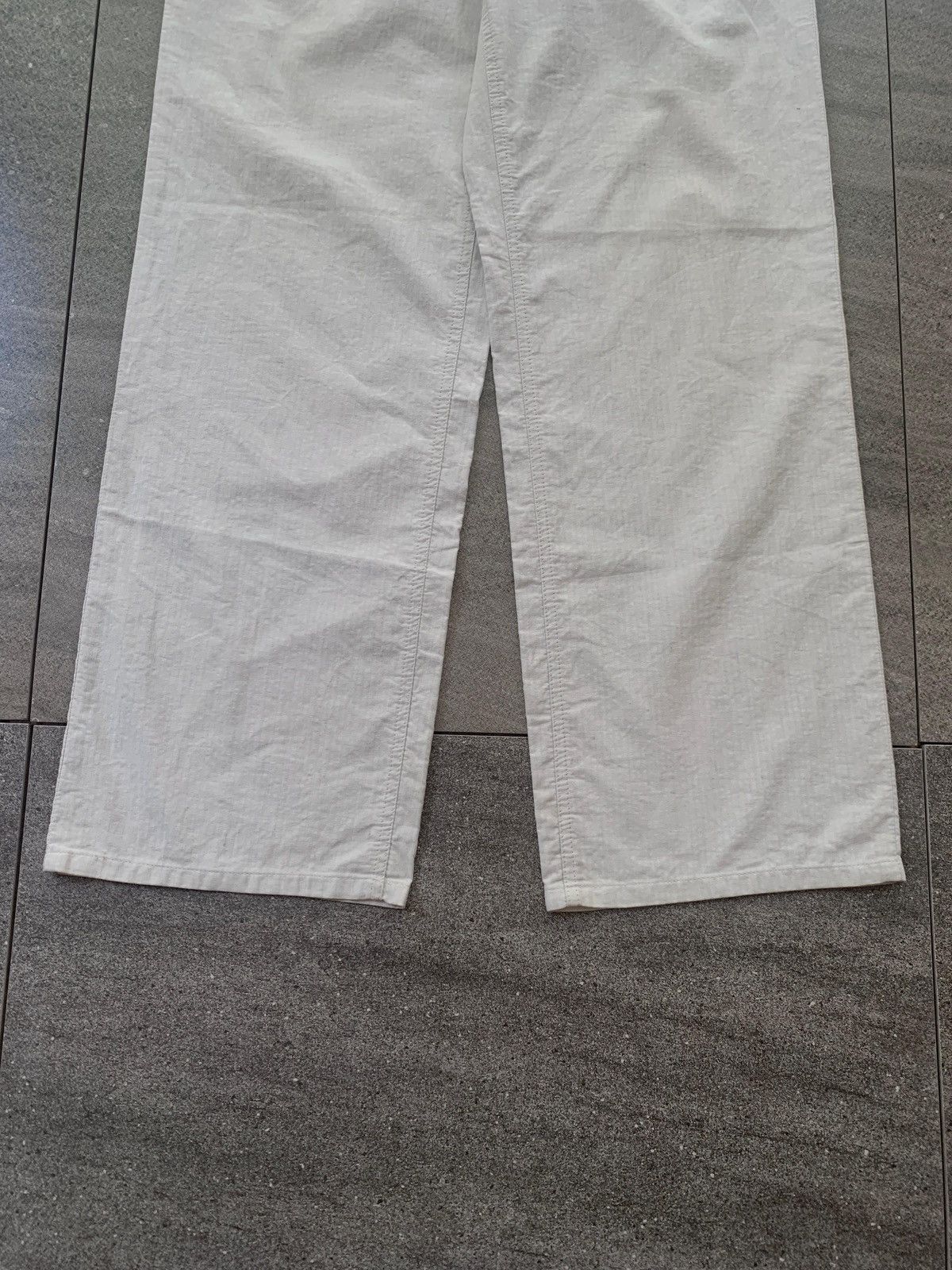Hussein Chalayan FREE TAX! 2000s Striped Wideleg Trousers Size US 32 / EU 48 - 5 Thumbnail