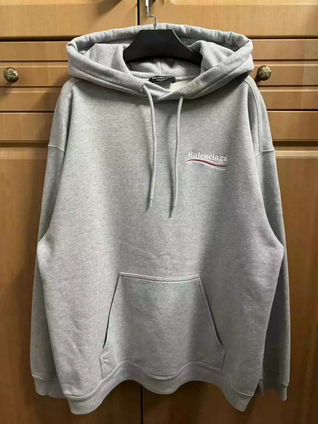 Balenciaga Balenciaga gray embroidered cola hoodie Size US M / EU 48-50 / 2 - 1 Thumbnail