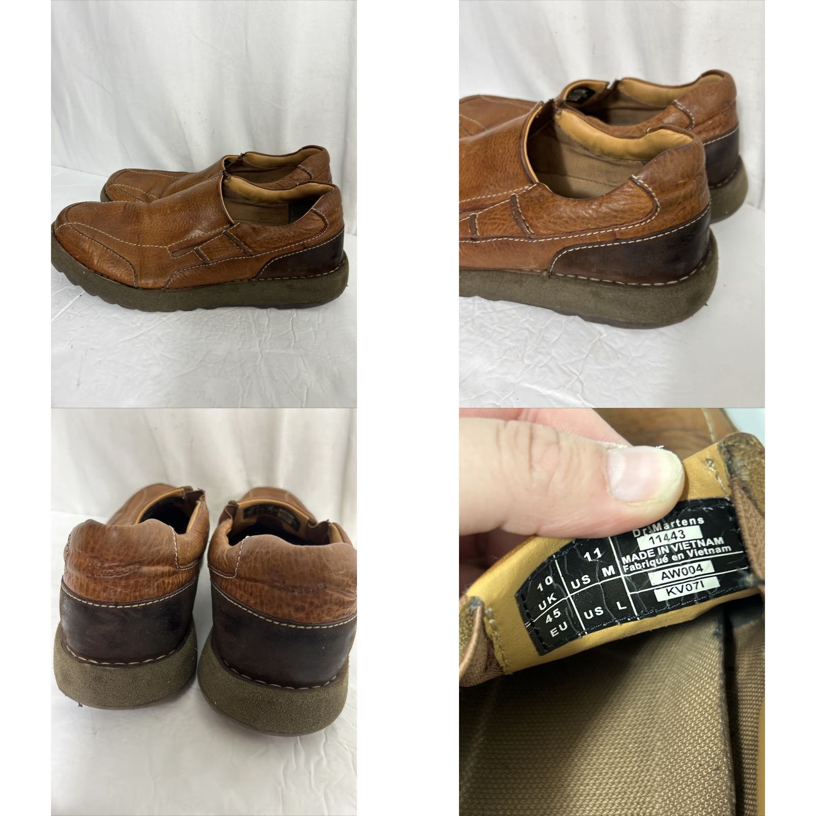 Dr. Martens Dr. Martens 11443 Jonny Peanut Loafers Slip On Brown US Men 11 Size US 11 / EU 44 - 8 Thumbnail